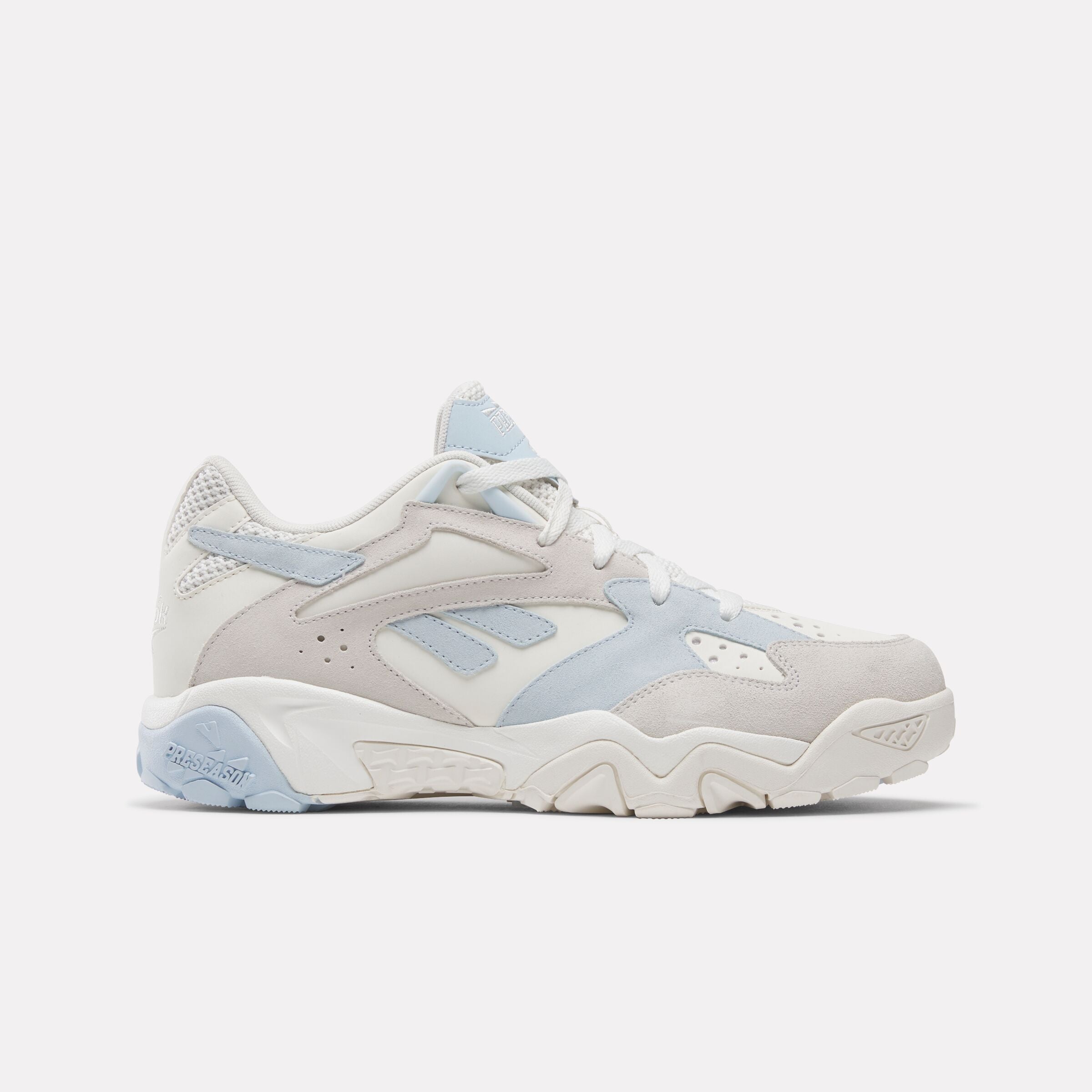 Nike Preseason 94 Low Sneakers in Chalk/Barely Grey/Glass Blue - Stylish Basketball Shoes for Men | Perfect for Streetwear, Casual Outfits & Sports Activities