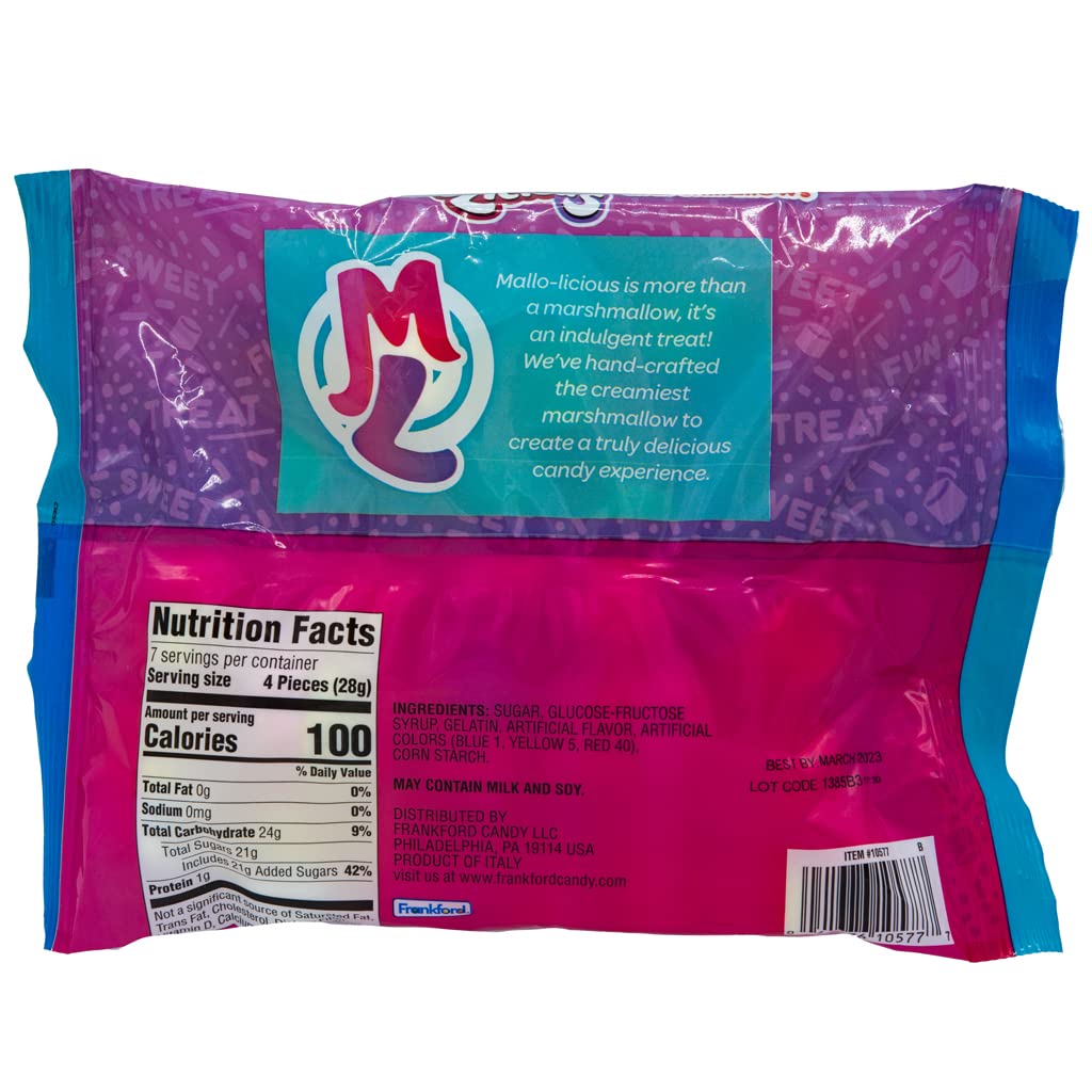 Frankford Candy Vanilla Flavored Cupcake Marshmallows - 7 Ounce Bags (Pack of 3) | Perfect for Baking, Hot Cocoa & Party Desserts