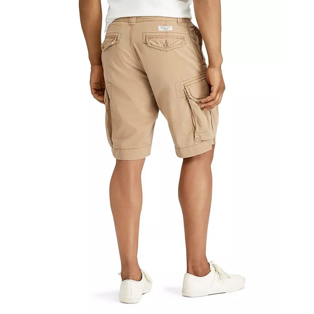 Polo Ralph Lauren Classic Fit Gellar Cargo Shorts for Men - Montana Khaki Size 30 | Comfortable Casual & Outdoor Shorts for Summer, Travel, and Daily Wear