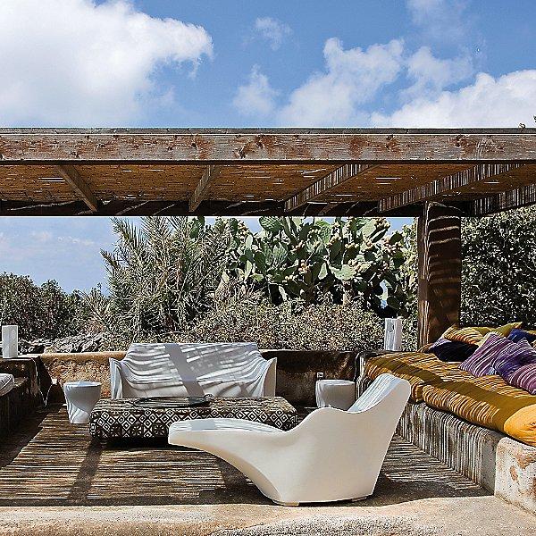 Driade Tokyo Pop Daybed - Modern Mid-Century Sofa Bed for Living Room, Guest Room & Small Space | Stylish Lounge Seating with Wooden Frame