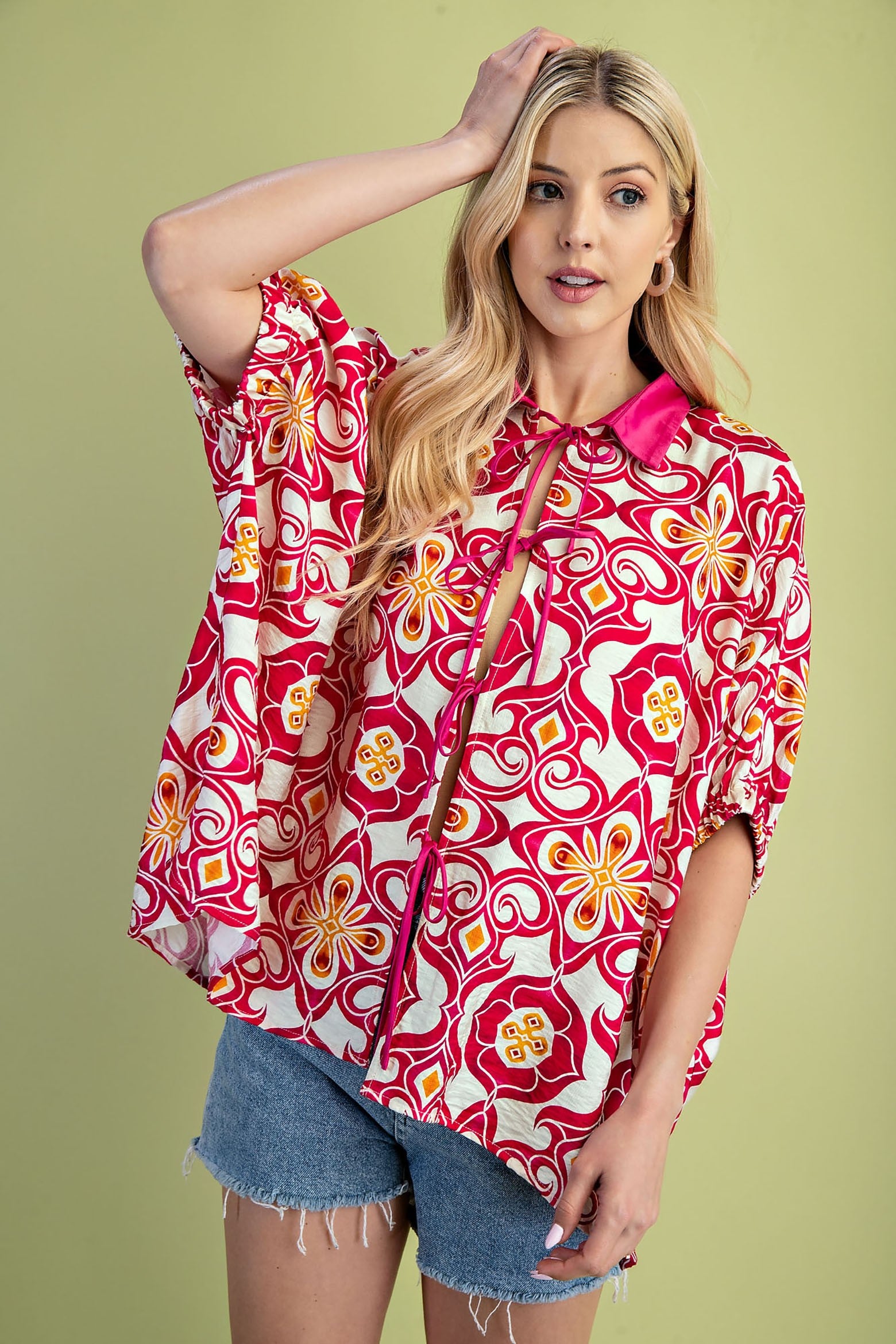 Casey Top Women's Casual Short Sleeve T-Shirt - Soft Cotton Blend Tee for Everyday Wear | Perfect for Summer Outfits, Layering & Lounge Wear