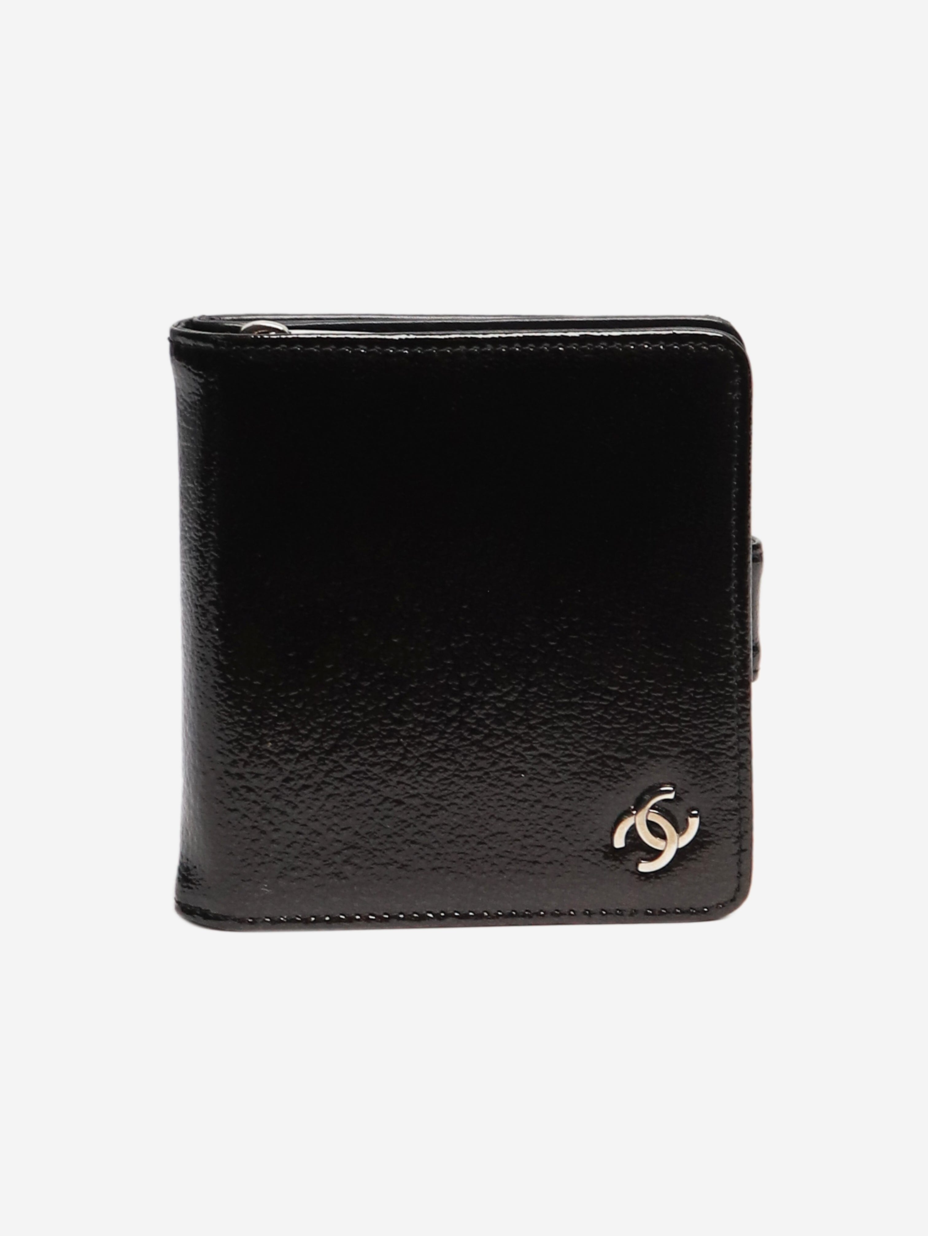2006 Black Patent Leather CC Wallet - Stylish & Durable Credit Card Holder for Women & Men | Perfect for Everyday Use, Travel & Gifting