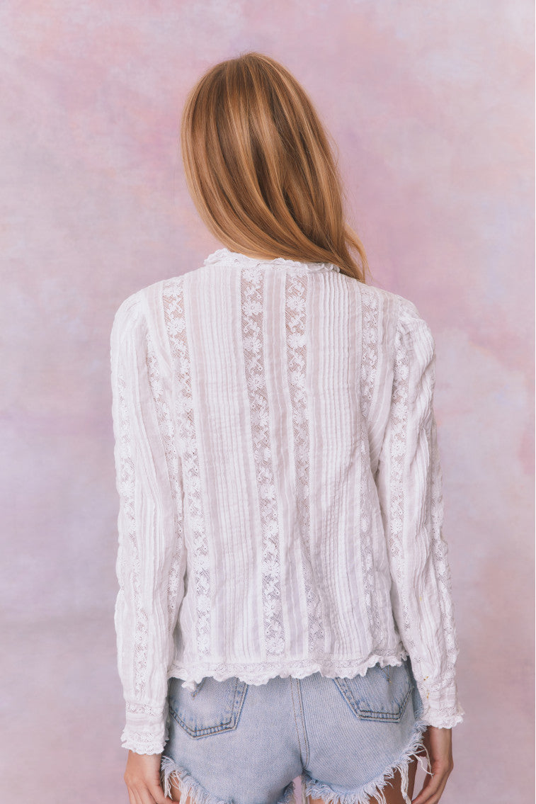 Jacque Cotton Blouse Top for Women - Soft & Breathable Casual Shirt - Perfect for Office, Date Night & Everyday Wear