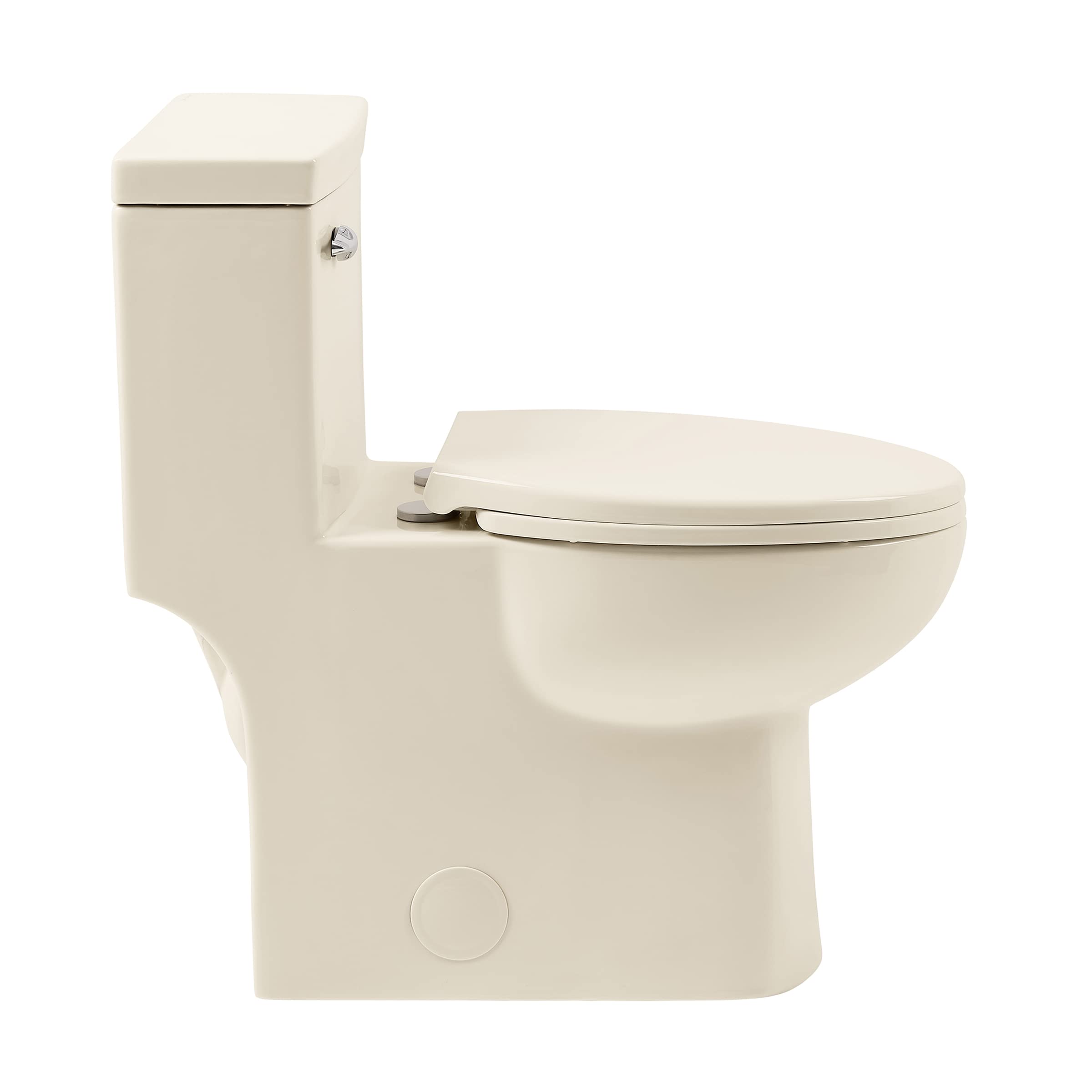Swiss Madison Classe One Piece Toilet - Modern Elongated ADA Compliant Bathroom Toilet with Dual Flush 1.28 GPF, Front Flush Handle in Bisque Color - Perfect for Residential & Commercial Bathrooms, Hotels and Restrooms