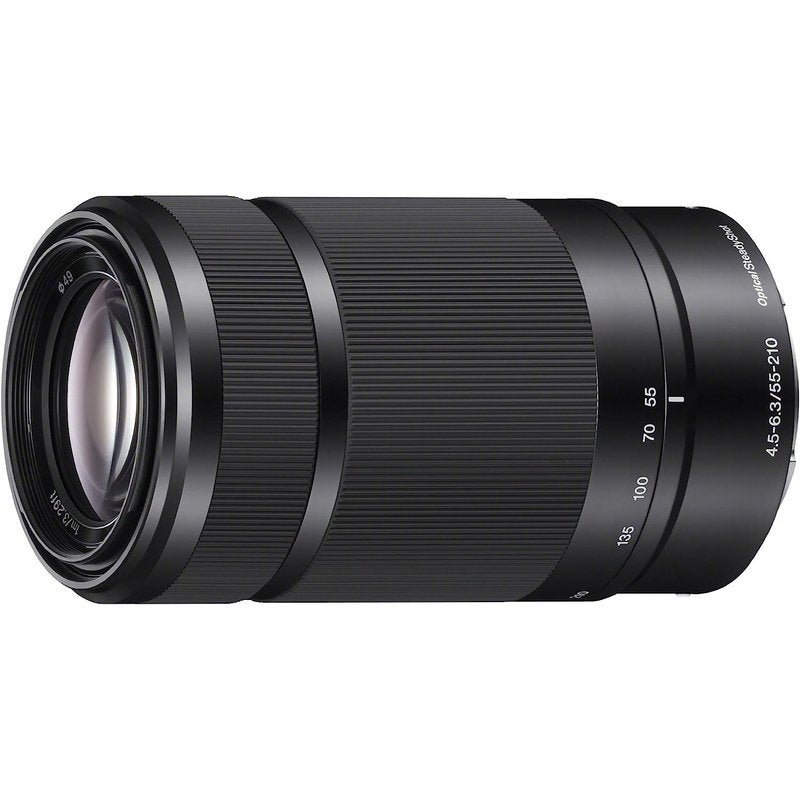 Sony E 55-210mm F4.5-6.3 OSS APS-C Zoom Lens for Alpha Mirrorless Cameras - Black | Portrait, Travel & Wildlife Photography