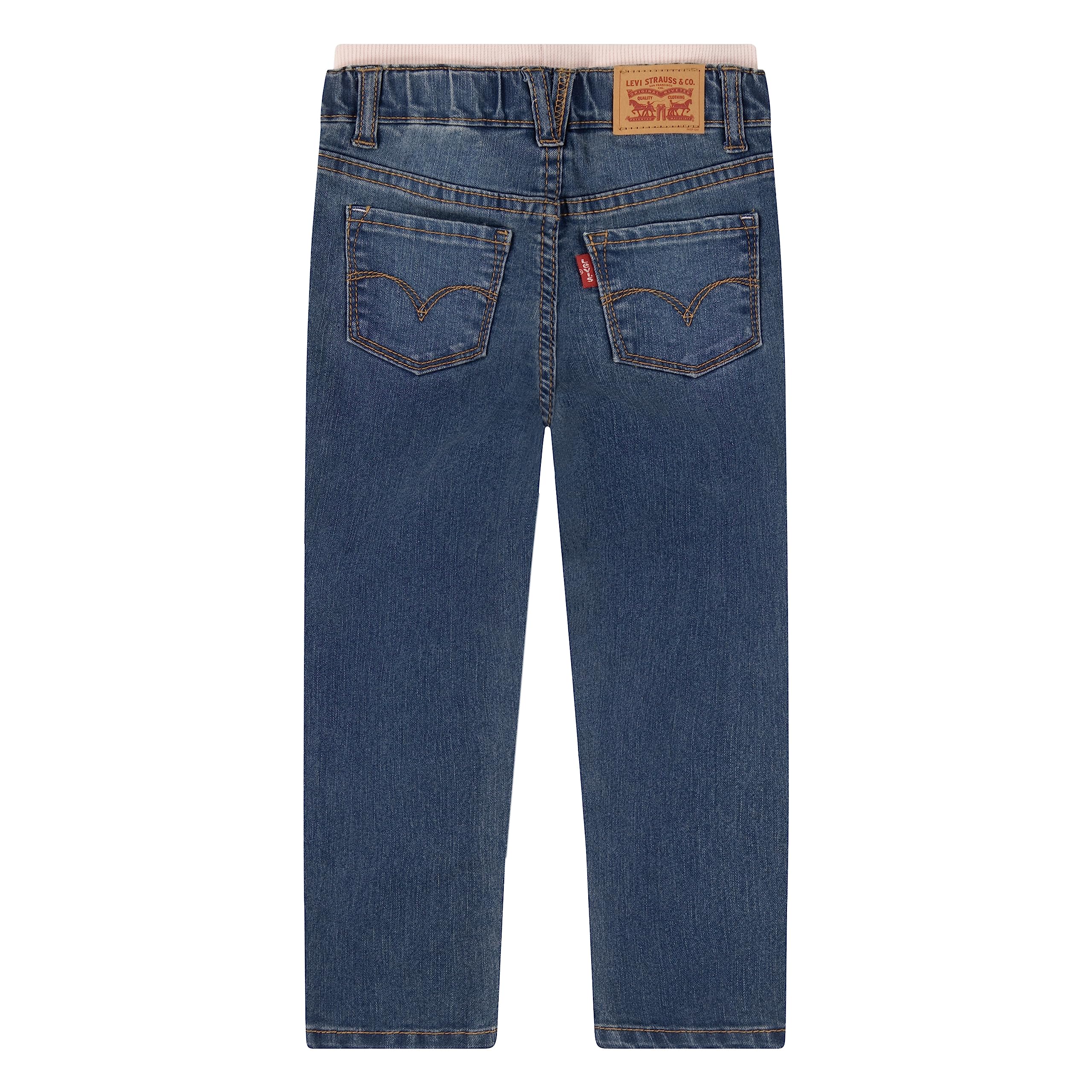 Levi's Baby Girls Skinny Fit Jeans - Stretch Denim Pants for Toddlers & Kids | Perfect for Playdates, School & Everyday Wear