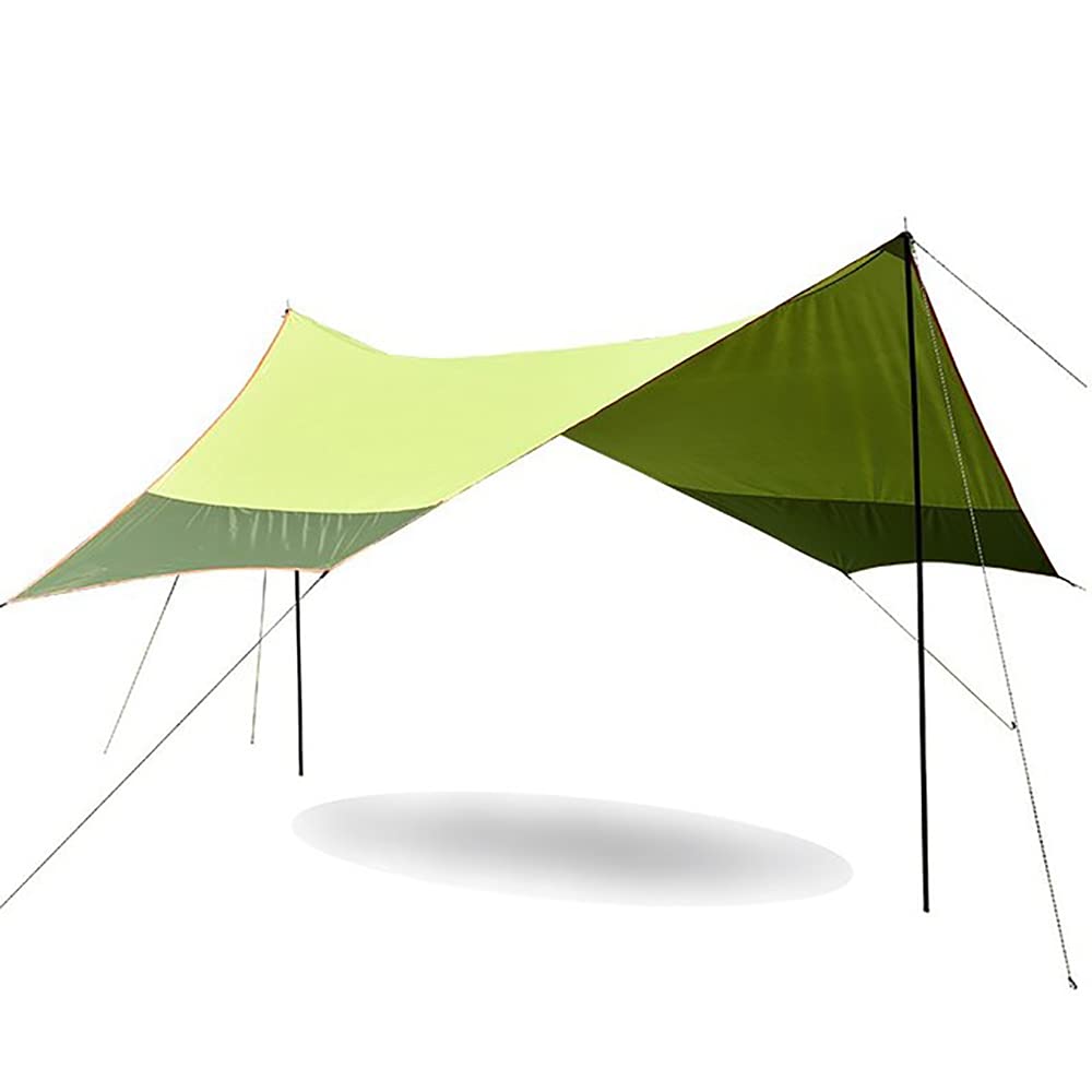 YZDKJDZ Beach Canopy Sun Shelter - UPF 40+ Portable Outdoor Shade Tent with Steel Frame & Ground Nails for Camping, Fishing, Picnics, Backyard Fun - Perfect for Beach Days, Family Outings & Outdoor Adventures