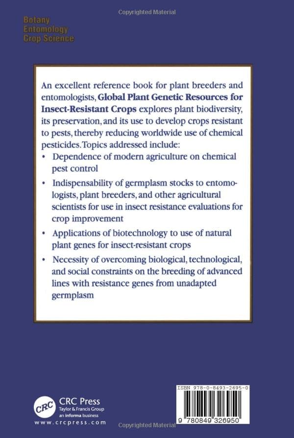 Insect-Resistant Crop Seeds | High-Yield, Pest-Resistant Plant Genetic Resources for Global Farming | Ideal for Organic & Sustainable Agriculture