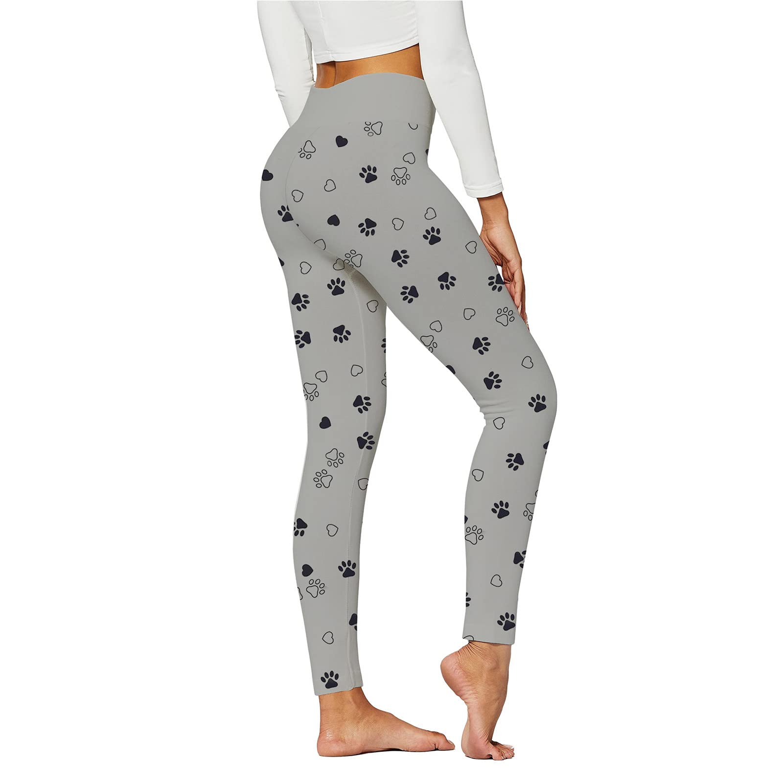 Women's High Waist Yoga Pants - Workout & Running Tights for Gym & Yoga