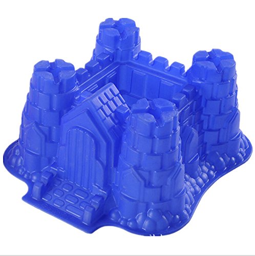 3D Castle Cake Baking Mold - Silicone Loaf Pan for Bread, Cake & Pastry - Perfect for Birthday Parties, Baby Showers & DIY Baking Projects