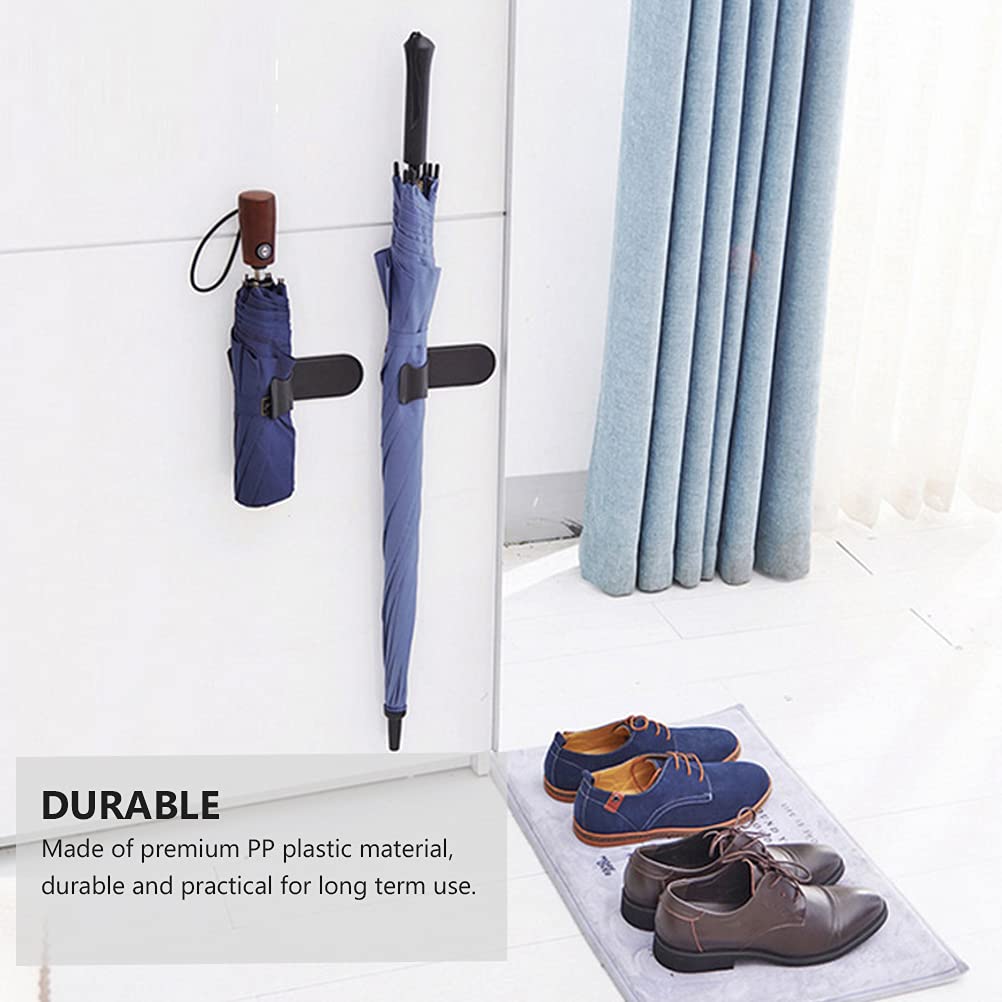 VICASKY 3-Pack Car Umbrella Holder & Purse Hanger - Adhesive Wall Mount Hook for Women's Bags, Wallets & Umbrellas - Durable PP Vehicle Interior Organizer for Car, Office & Home Use