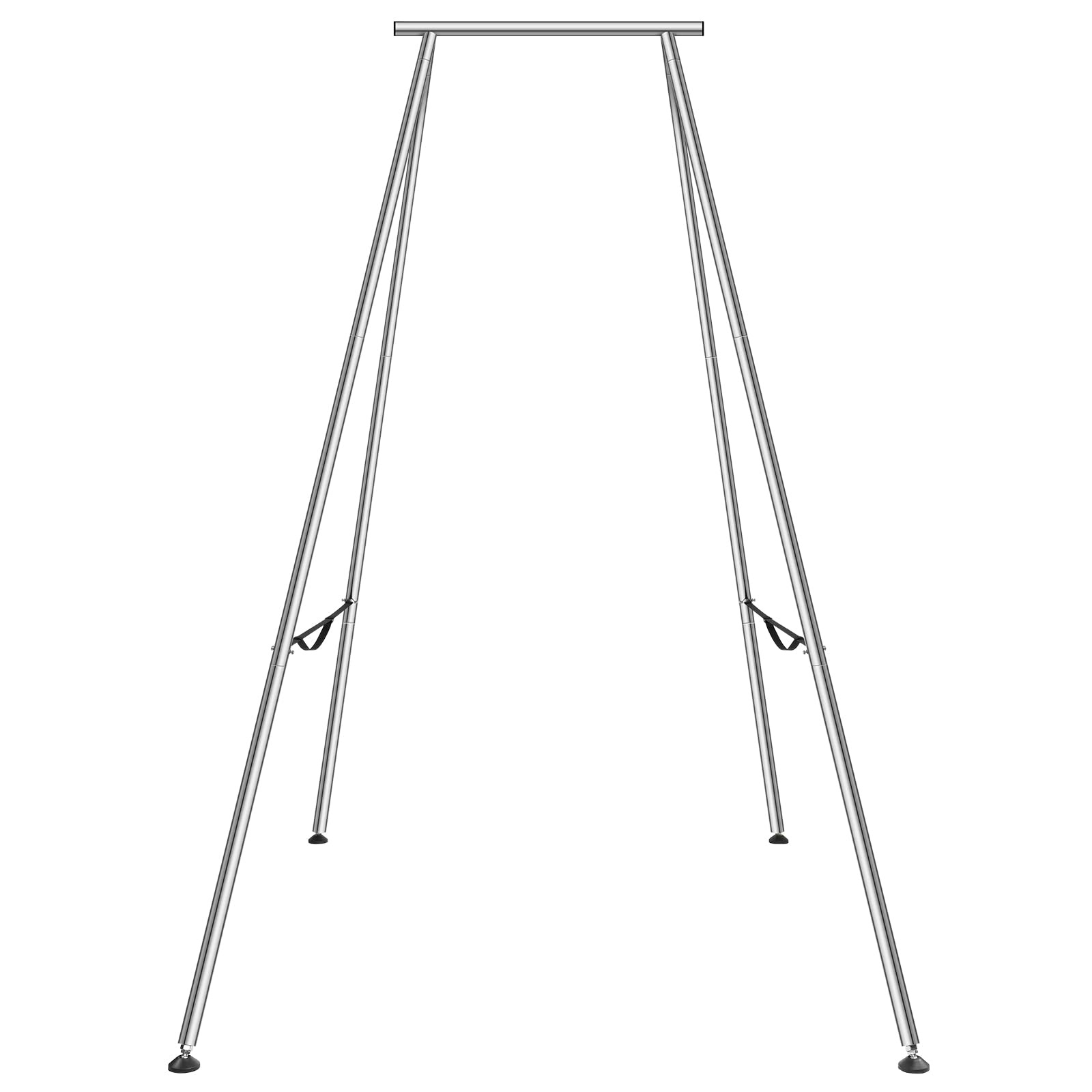 VEVOR 9.67ft Aerial Yoga Swing Stand - 551 lbs Capacity Chrome Steel Yoga Frame for Inversion & Yoga Sling | Indoor/Outdoor Aerial Yoga Equipment for Home, Studio & Gym Workouts