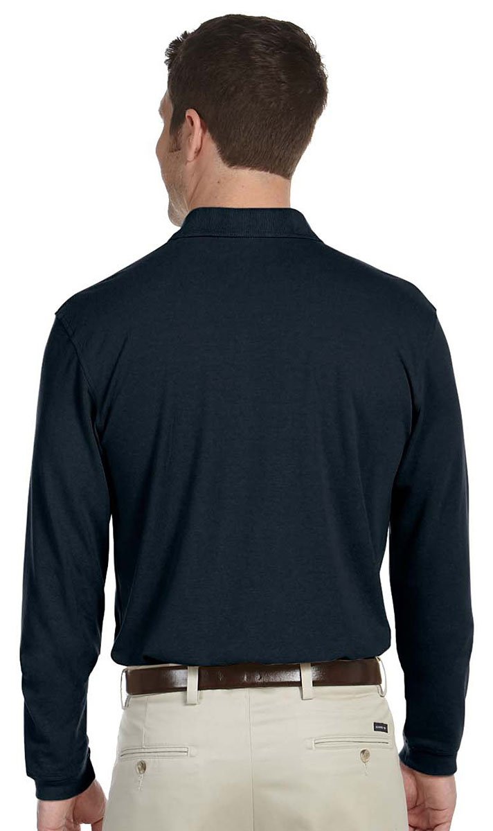 Men's M265L Easy Blend Long-Sleeve Polo Shirt - Comfortable & Breathable for Work, Golf & Casual Wear