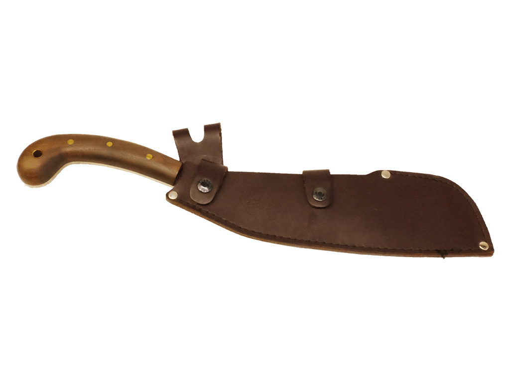 Condor 12 Inch Parang Machete with Leather Sheath - High Carbon Steel Blade for Bushcraft, Camping & Outdoor Survival