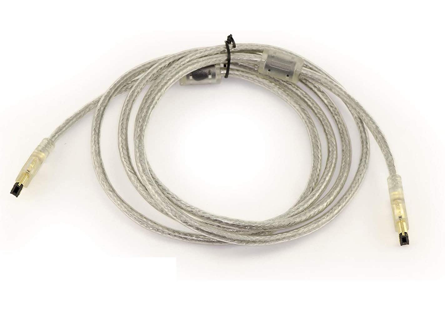 Firewire 400 IEEE 1394a Cable - 6 Pin Male to 6 Pin Male - 2 Meter (6.5ft) High Speed Data Transfer Cable for Digital Cameras, External Hard Drives & Audio Interfaces