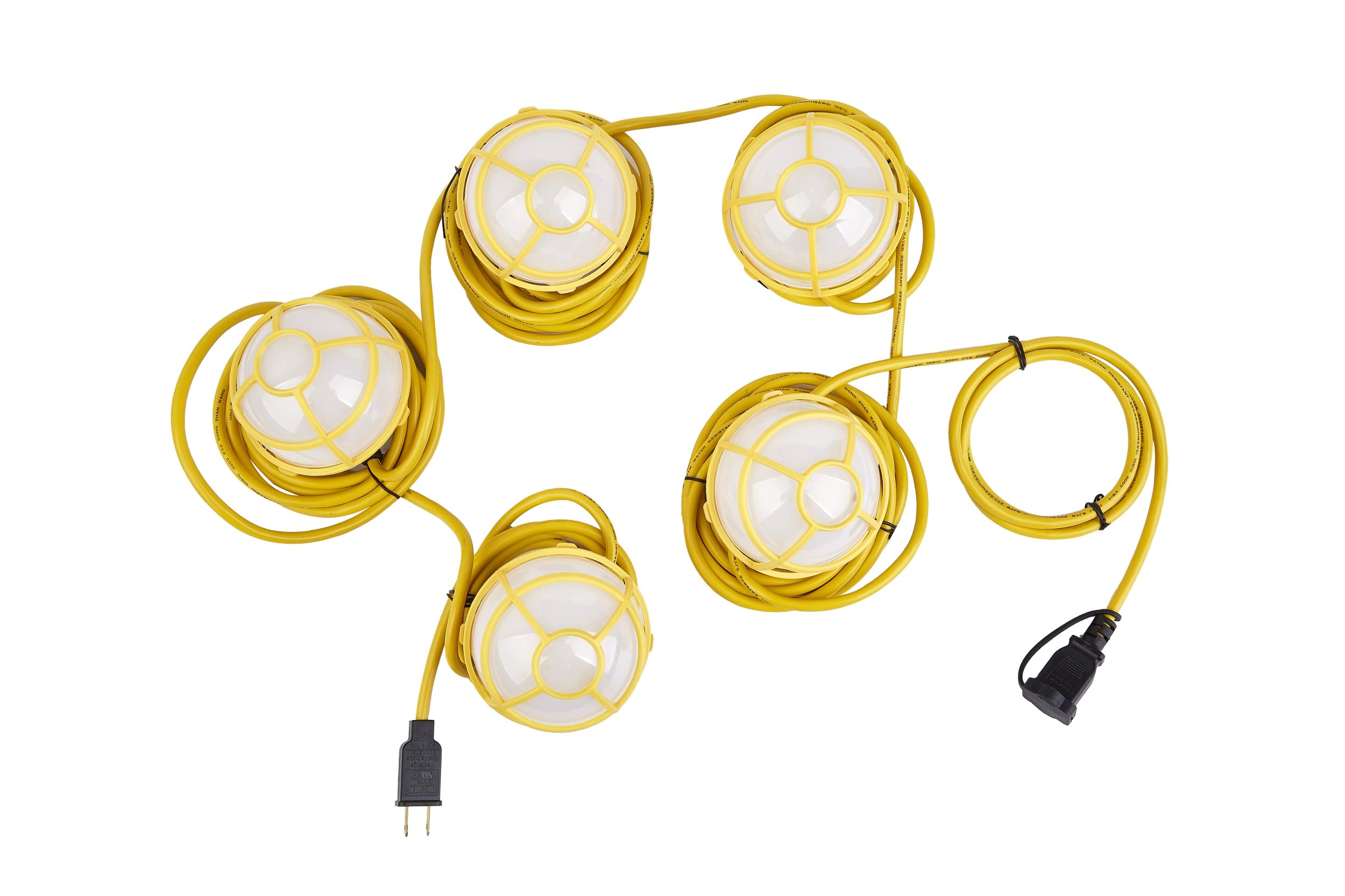 50 Ft LED Temporary String Lights - Outdoor/Indoor Waterproof Party Lights for Patio, Garden, Wedding & Backyard Decor - LSK505
