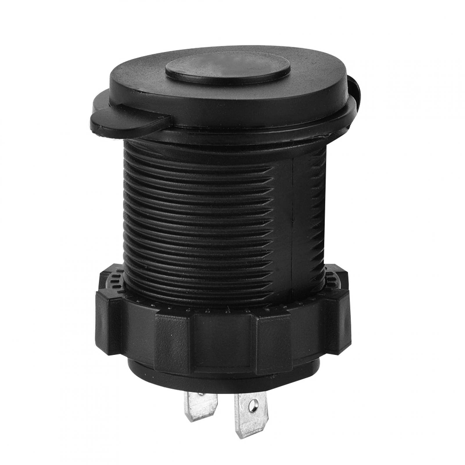 Qiilu Waterproof Dual USB Car Charger - 3.1A Fast Charging with LED Indicator for iPhone, Android, Smartphones - Perfect for Cars, Boats, Trucks and Road Trips