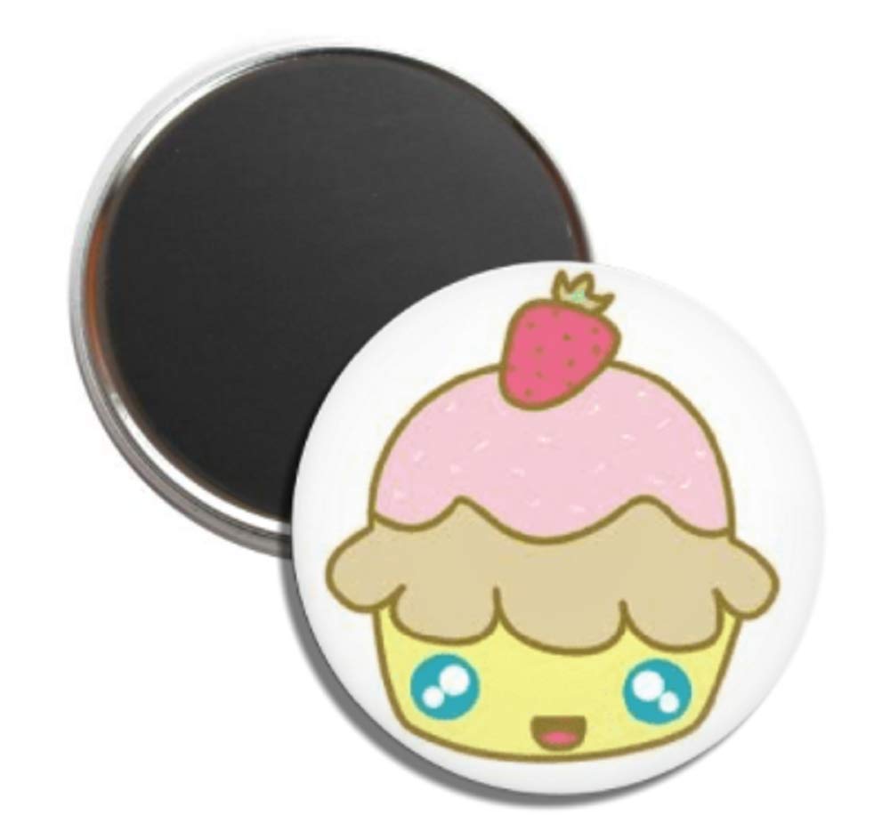 Adorable Cartoon Cupcake Face Design - Perfect for Birthday Parties, Baby Showers & Kids' Room Decor