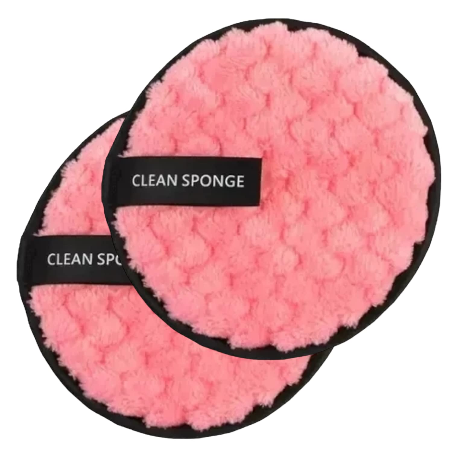 Eco-Friendly Reusable Makeup Remover Pads - Soft Bamboo Facial Cleansing Pads for Makeup Removal & Skincare (Pack of 2) | Perfect for Travel, Daily Beauty Routine & Sustainable Lifestyle