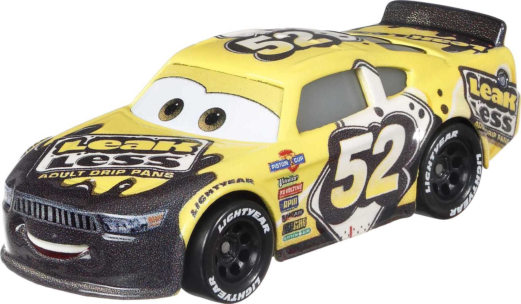 Disney Cars Movie Brian Spark Miniature Collectible Race Car Toy - Official Licensed Die-Cast Vehicle for Kids Age 3+ | Birthday Gift, Playtime Fun, Movie Collection Display
