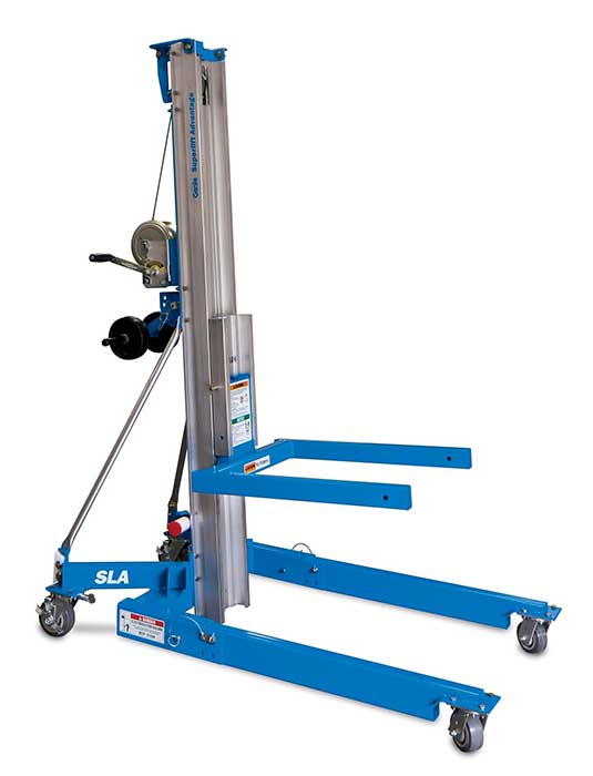 Genie Superlift Advantage SLA 5 Material Lift Winch Stacker - Heavy Duty Construction Equipment for Warehouse, Job Site & Industrial Use