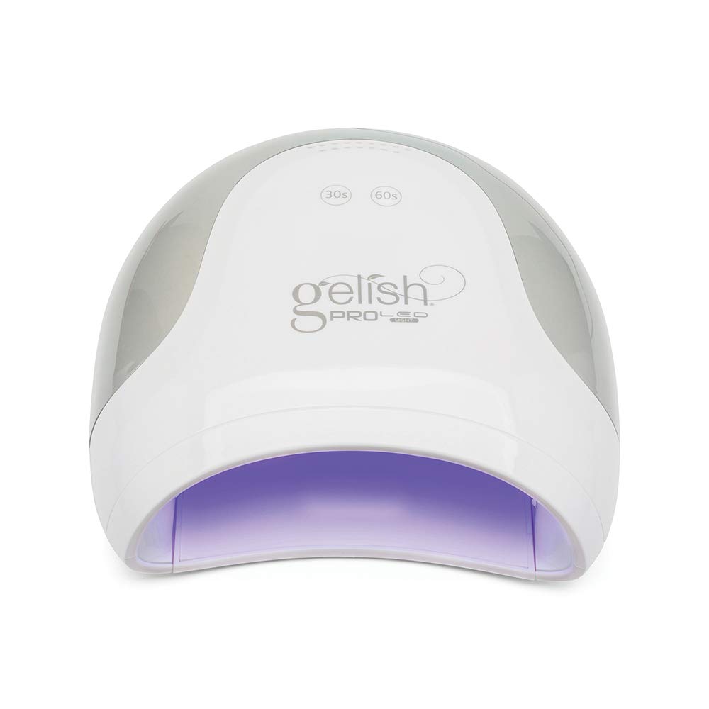 Gelish Pro LED Light - Professional Gel Nail Lamp for Fast Drying, Compact & Portable UV/LED Nail Dryer for Home & Salon Use, Pedicure-Friendly, No Bulb Replacement Needed - Perfect for DIY Manicures, Nail Art, and Professional Nail Services.
