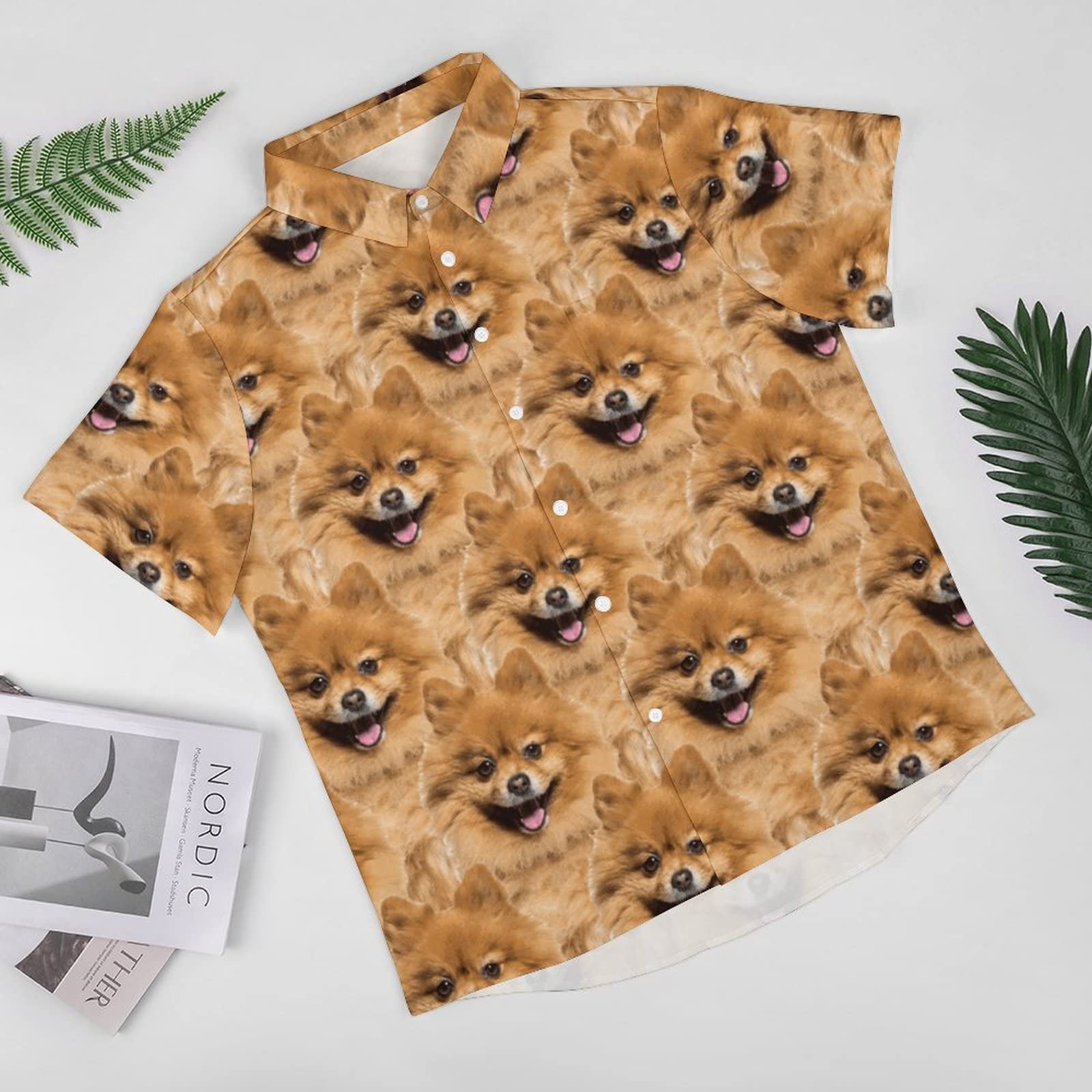 Custom Hawaiian Shirt with Personalized Photo Print for Men - Casual Summer Shirt for Boyfriend, Husband or Father - Beach Vacation, Luau Party & Tropical Getaway