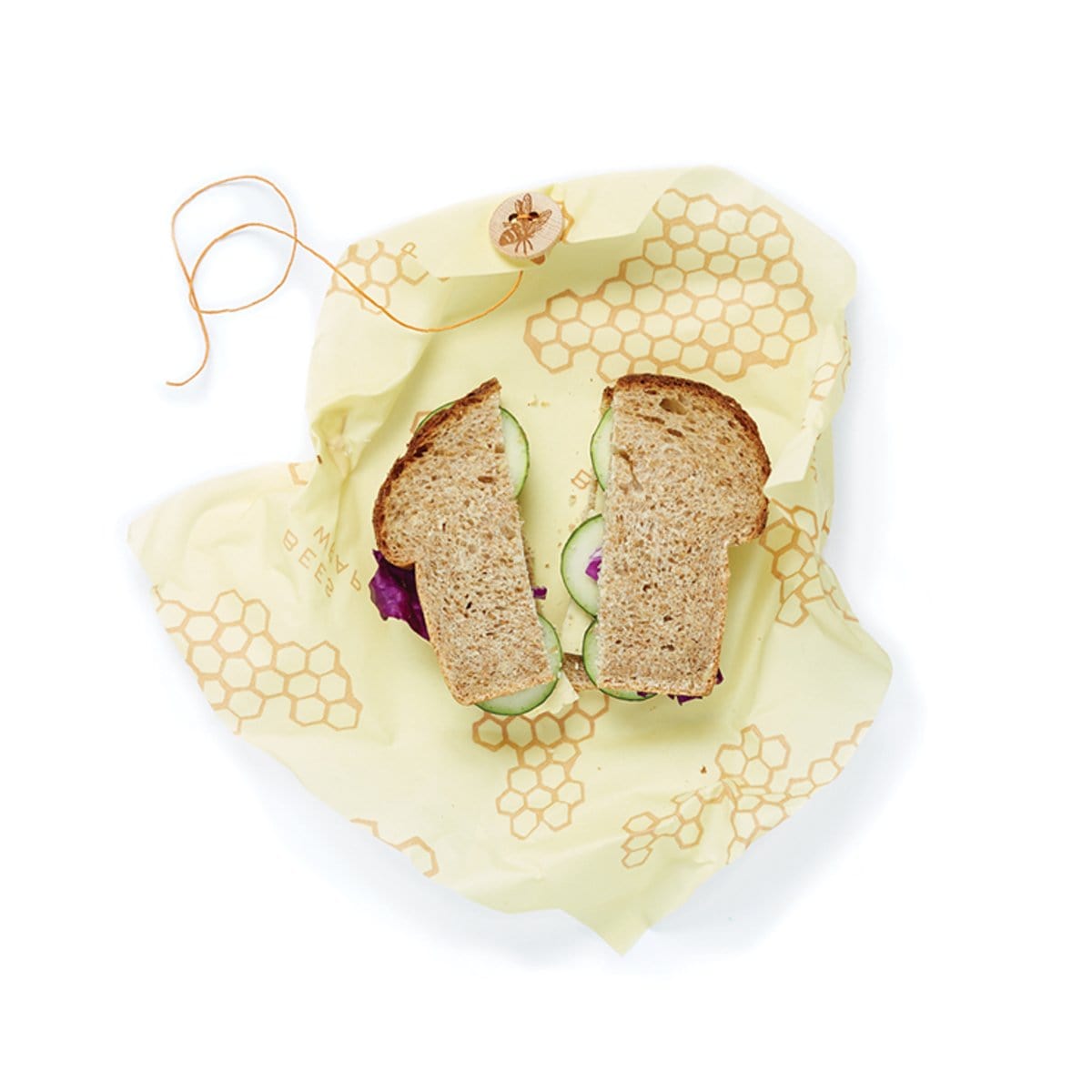 Eco-Friendly Bee's Wrap Reusable Food Storage - Sustainable Beeswax Wraps for Fresh Food Preservation | Perfect for Sandwiches, Fruits, and Leftovers