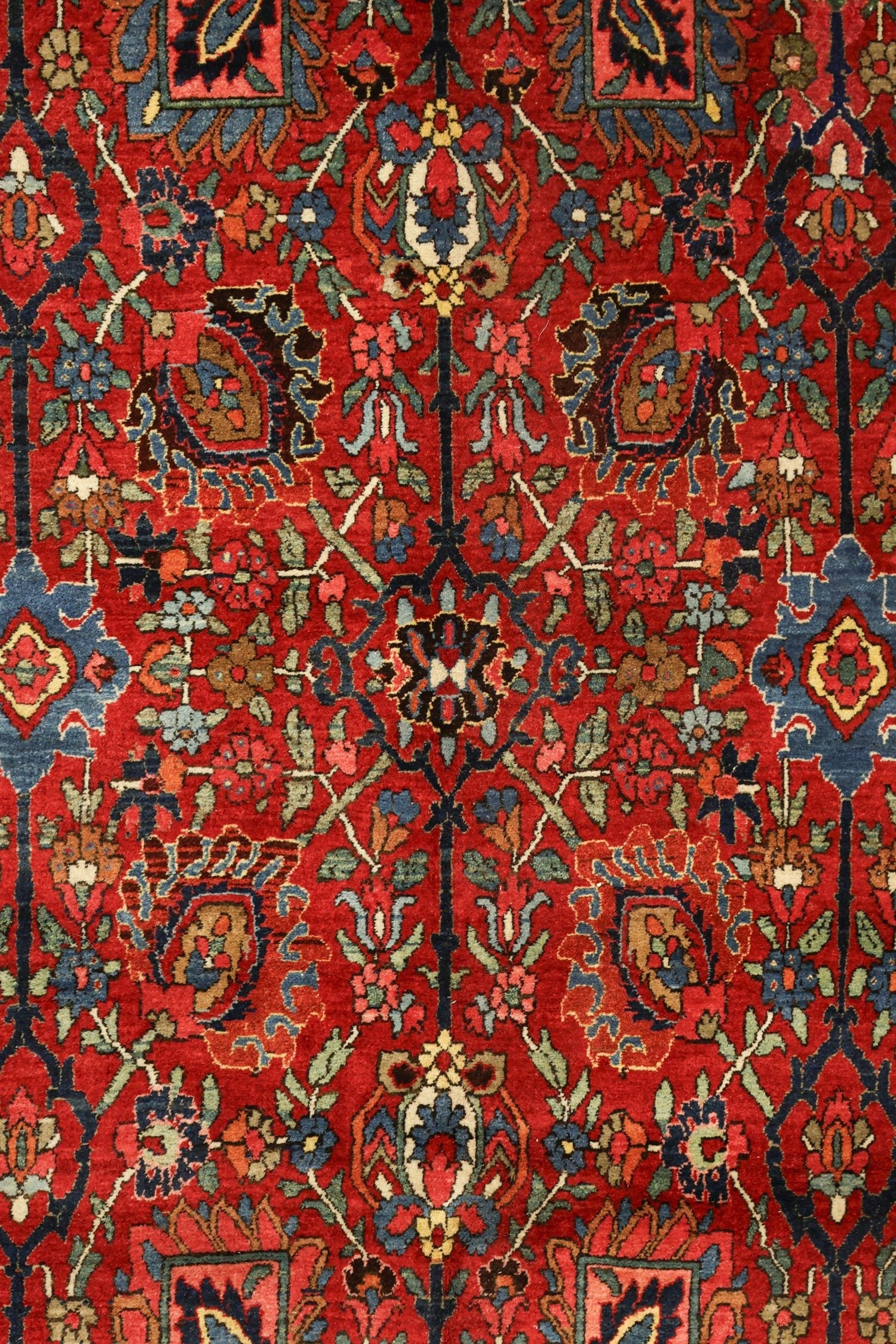 Handwoven Antique Bijar Tribal Rug - Traditional Persian Carpet for Home Decor, Living Room, Bedroom - J76422
