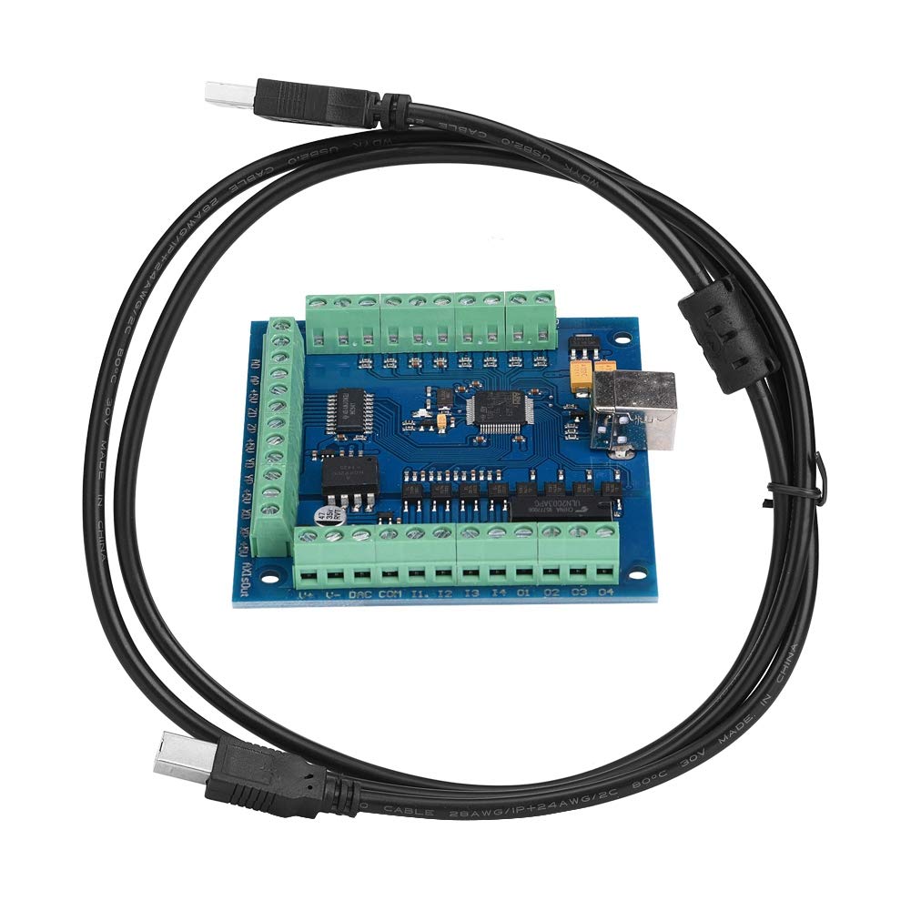 100KHz 4-Axis USB CNC Motion Controller Card for Engraving Machines - Perfect for DIY CNC Routers, Laser Cutters, and Woodworking Projects