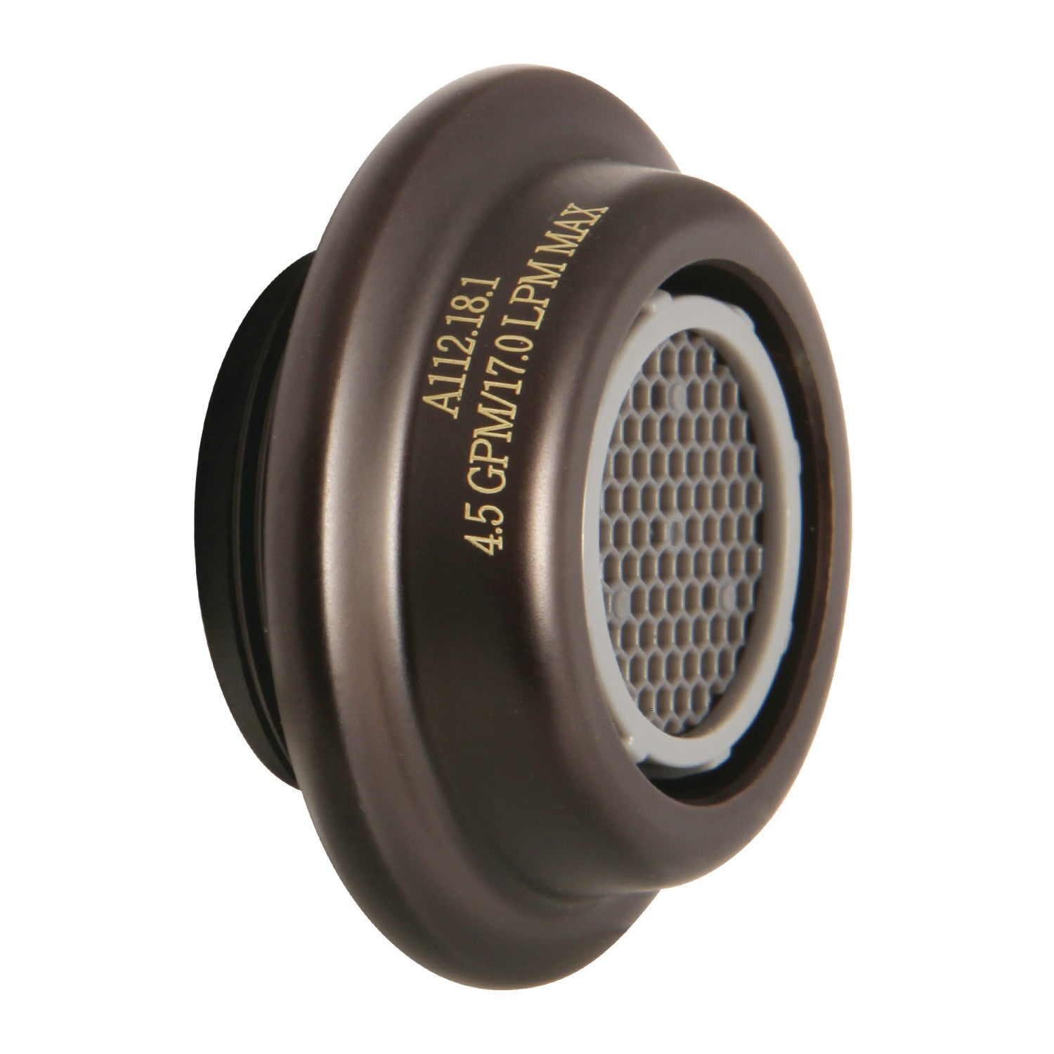 Cal Green KSSA2105 4.5 GPM Male Water Saving Aerator - Oil Rubbed Bronze Finish - Perfect for Bathroom Sink, Kitchen Faucet & RV Water Conservation