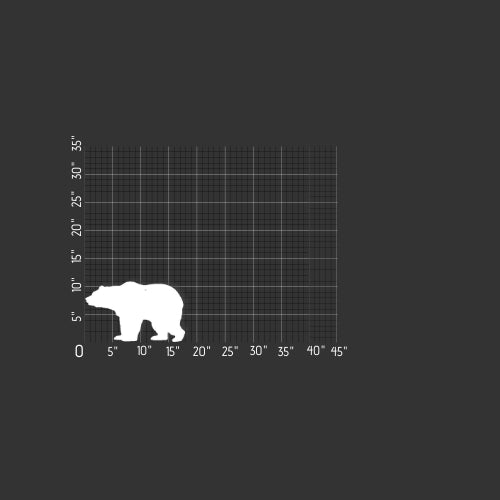 JC Steel Targets Mini Bear 3/8