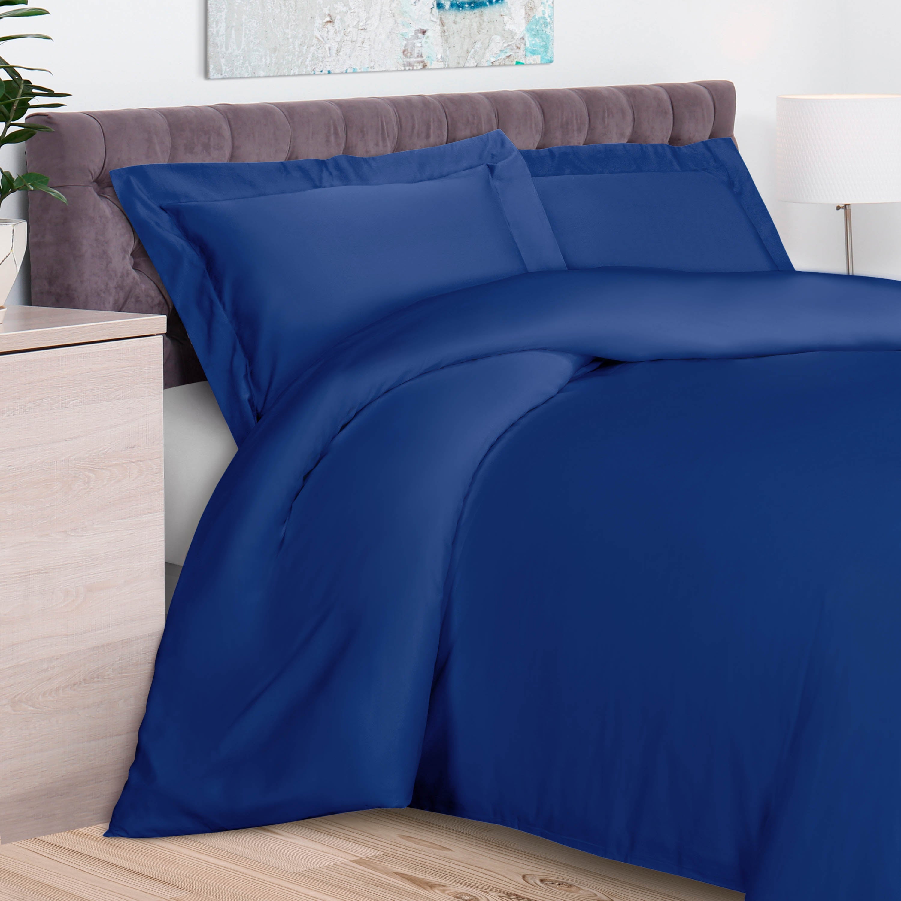 Premium 300 Thread Count Rayon Bamboo Duvet Cover Set - Soft, Breathable & Hypoallergenic Bedding for All Seasons - Perfect for Master Bedroom, Guest Room & Dormitory
