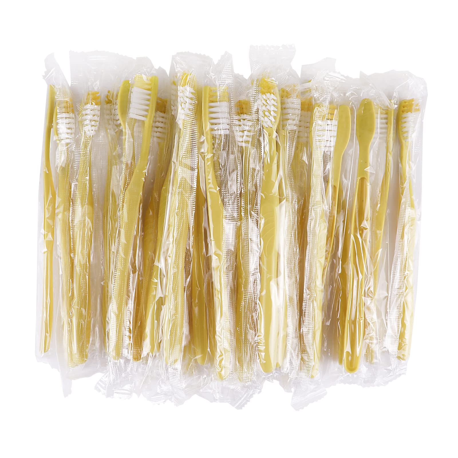 300 Pack Disposable Travel Toothbrushes - Individually Wrapped Bulk Toothbrushes for Travel, Hotels, Nursing Homes & Charity Donations | Eco-Friendly Hollow Design for On-The-Go Oral Care