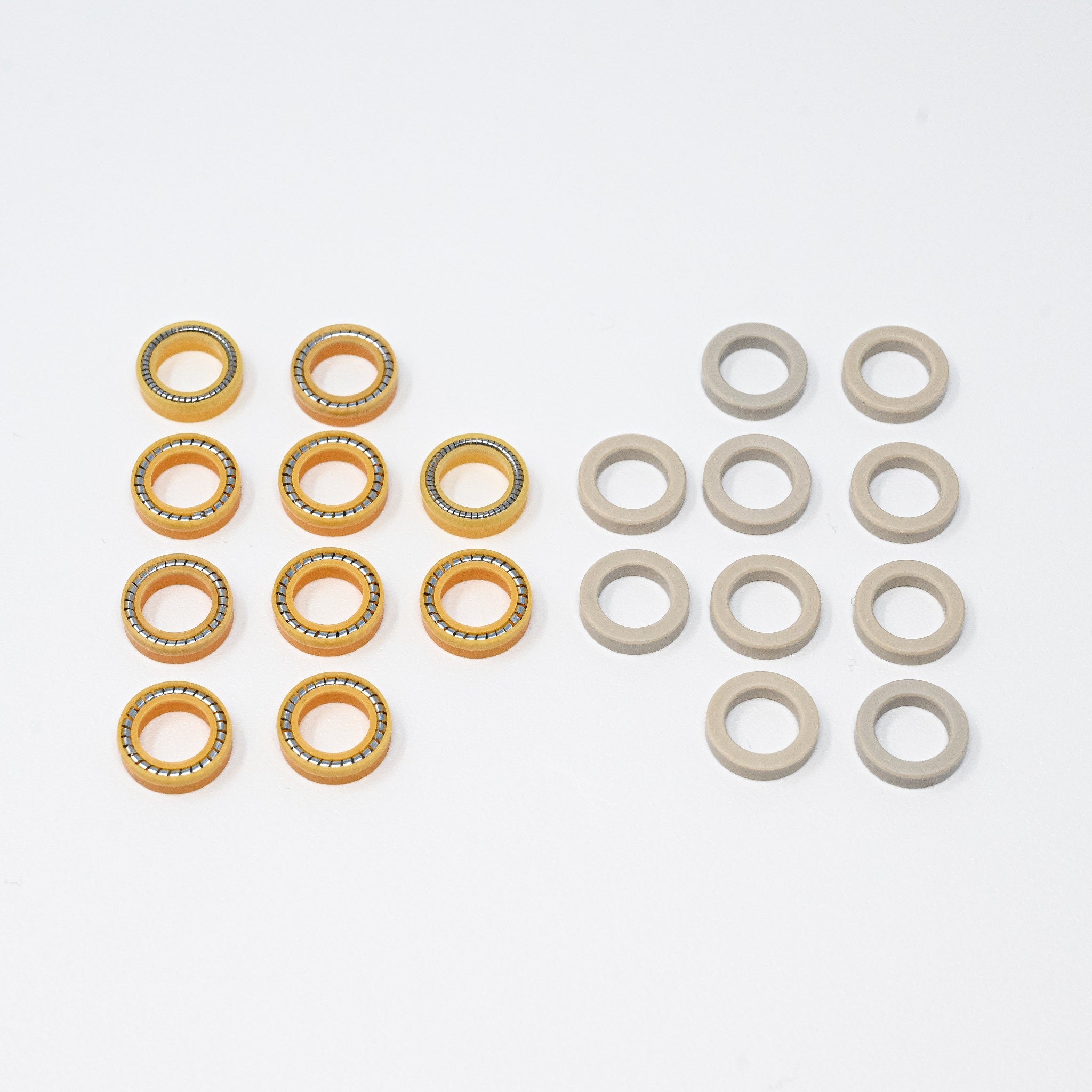 3/8 Inch Stainless Steel Flangeless Standard Seals - Pack of 10 - Perfect for Plumbing, Hydraulic Systems & Industrial Pipe Connections