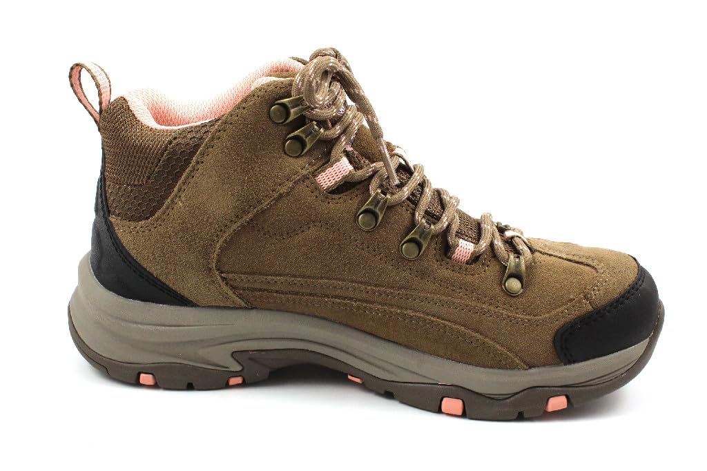 Skechers Women's Trego Waterproof Hiking Boots - Lightweight Comfortable Outdoor Shoes for Rocky Mountain Trails | Perfect for Hiking, Camping & Winter Adventures