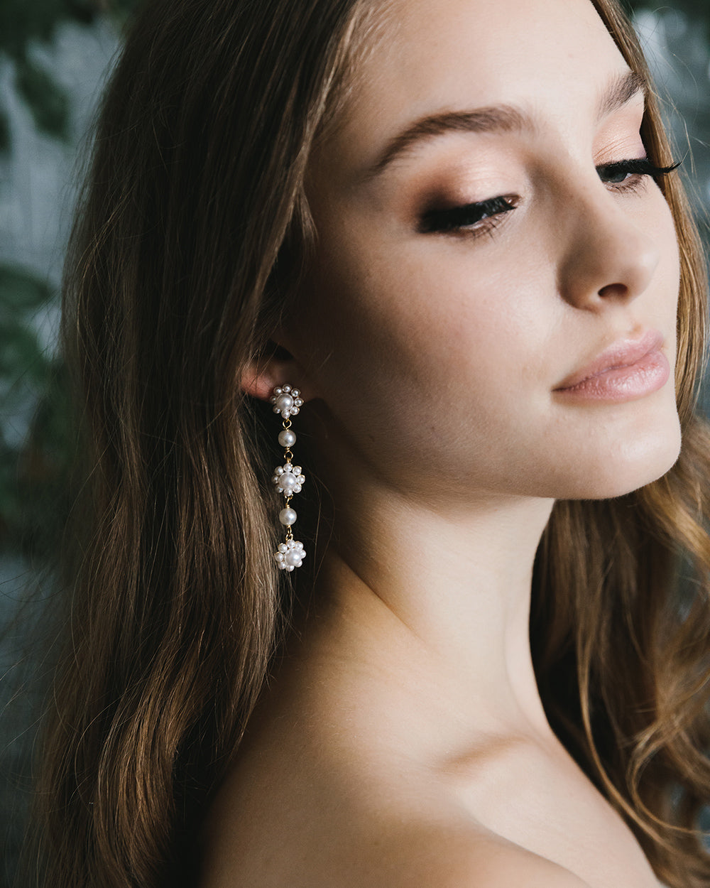 Daria Dangle Earrings for Women - Elegant Drop Earrings with Crystal Accents | Perfect for Parties, Weddings & Evening Events