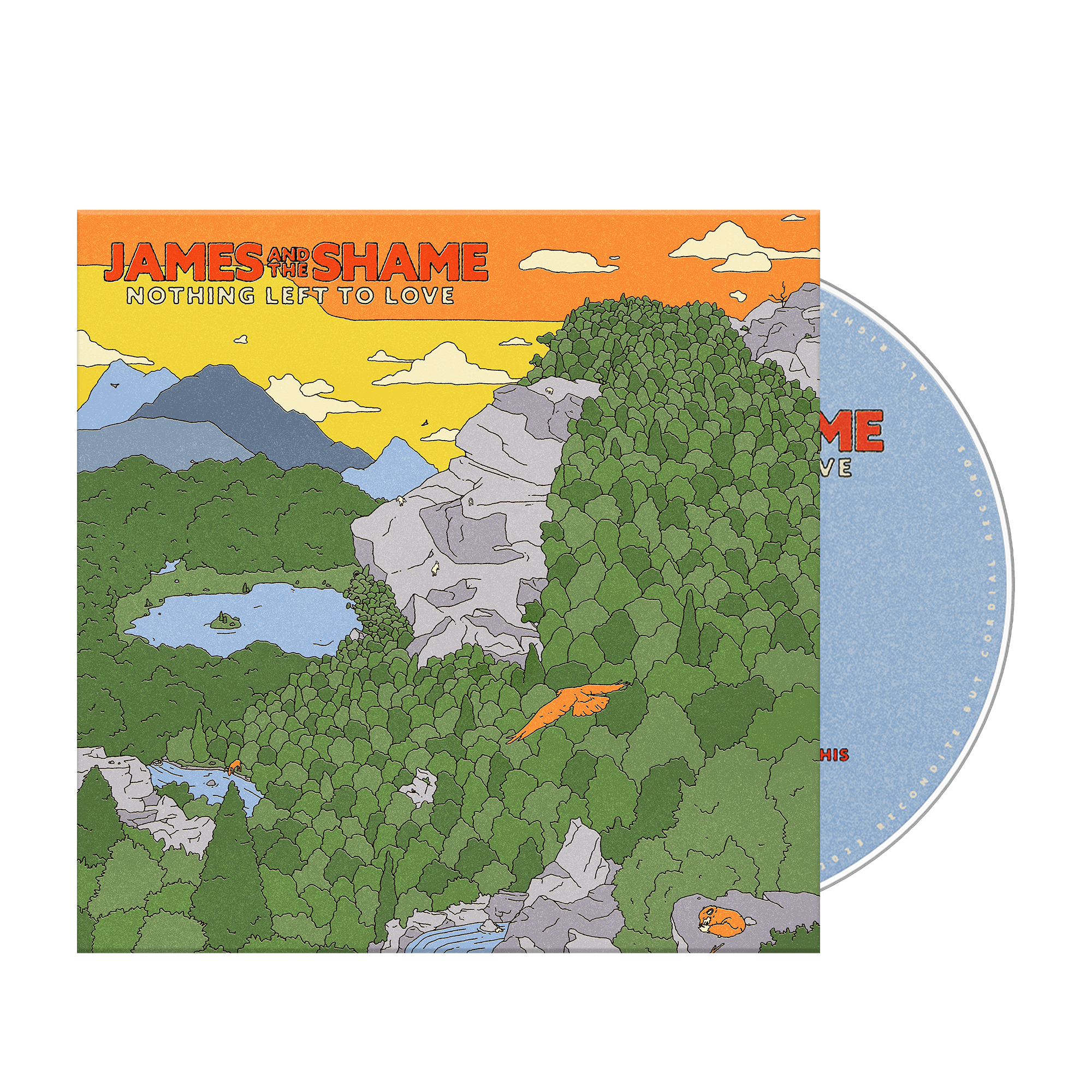 James and the Shame - Nothing Left to Love CD | Alternative Country Music Album | Perfect for Road Trips & Relaxing Evenings