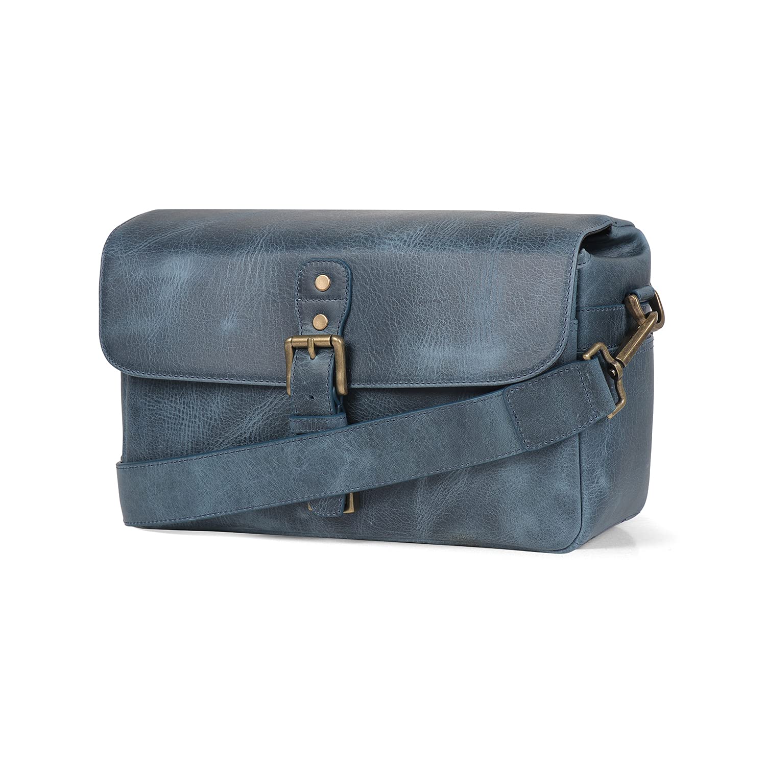 MegaGear Torres Genuine Leather Camera Messenger Bag for Mirrorless, DSLR & Instant Cameras - Perfect for Travel, Street Photography & Everyday Use