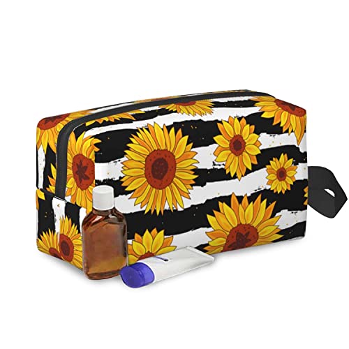 Sunflower Black and White Stripes