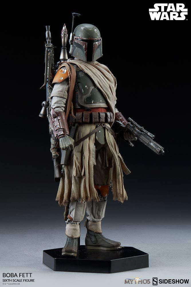 Sideshow Star Wars Mythos Boba Fett 1/6 Scale 12-Inch Premium Collectible Action Figure - Perfect for Display, Gifts & Star Wars Fans Collection
