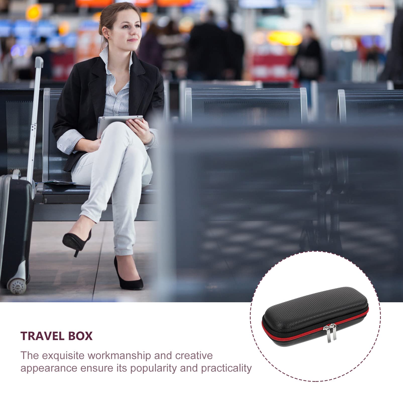 Healifty Travel Toothbrush Case for Electric & Manual Toothbrushes - Portable Toothpaste Storage Holder - Perfect for Travel, Camping, Gym & Daily Use