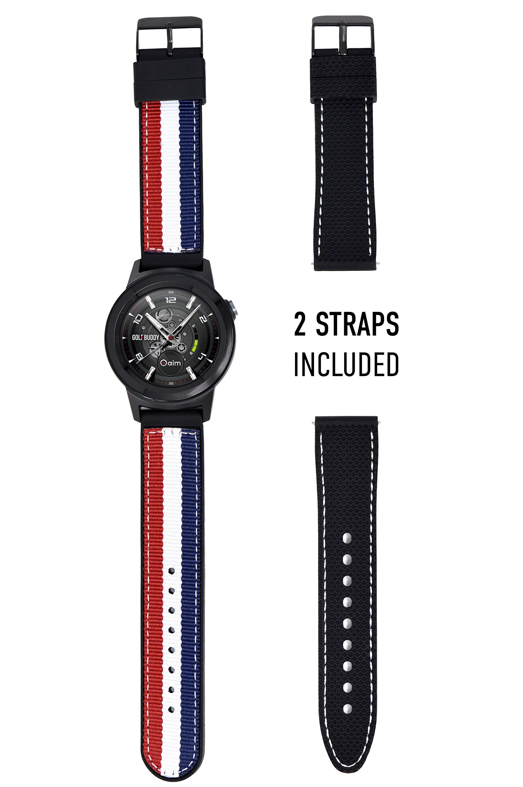 GolfBuddy Aim W11 GPS Golf Watch - Premium Color Touch Screen, Easy to Use Golf Rangefinder for Men & Women | Perfect for Course Play & Practice Sessions