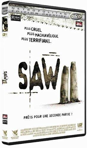 Original Saw II Movie DVD - Horror Film Collection for Halloween & Movie Nights - Perfect for Scary Movie Marathons & Gift Giving