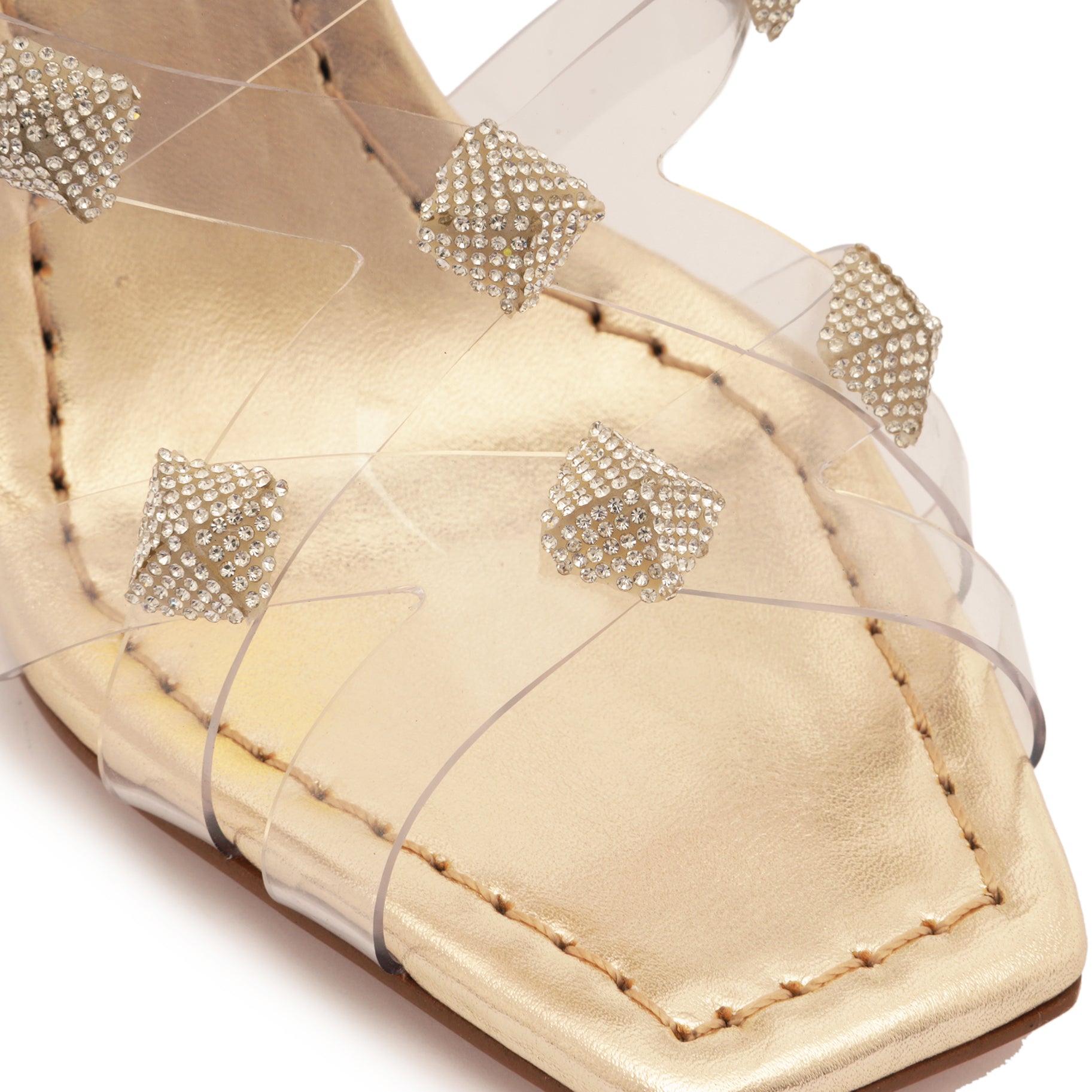 Georgia Vinyl Sandal with 2.3-Inch Heel - Women's Comfortable High Heel Sandals for Summer, Beach, and Casual Wear - Style S2085101550002