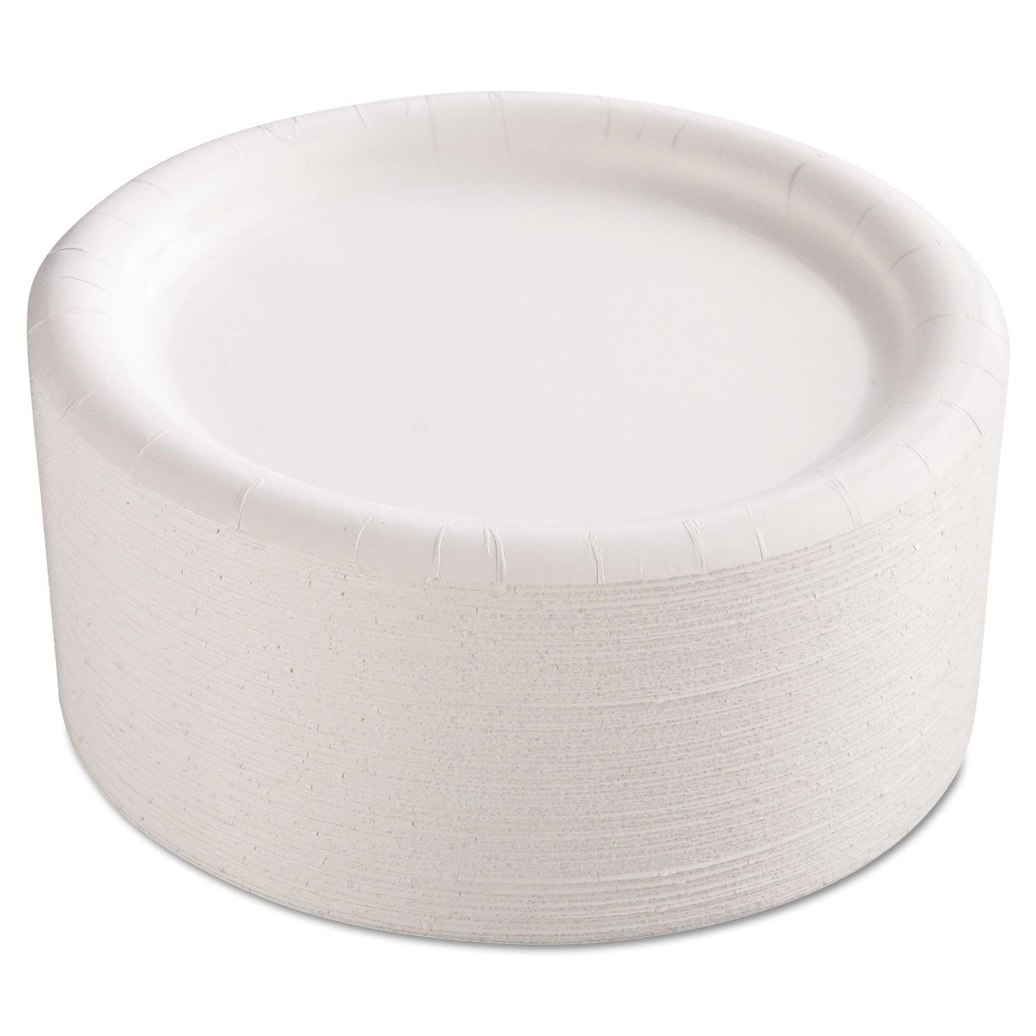 Premium Coated Paper Plates 9 Inch - 125 Count (Pack of 4) - White Disposable Plates for Parties, Picnics & Events - AJM Packaging Corporation