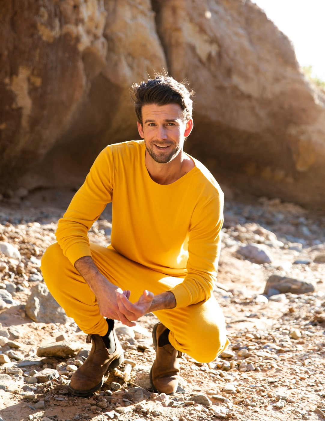Mustard Yellow Family Matching Pajama Set - Soft Cotton Sleepwear for Women, Men & Kids - Cozy Christmas Holiday Matching Outfits for Family Photos & Movie Nights