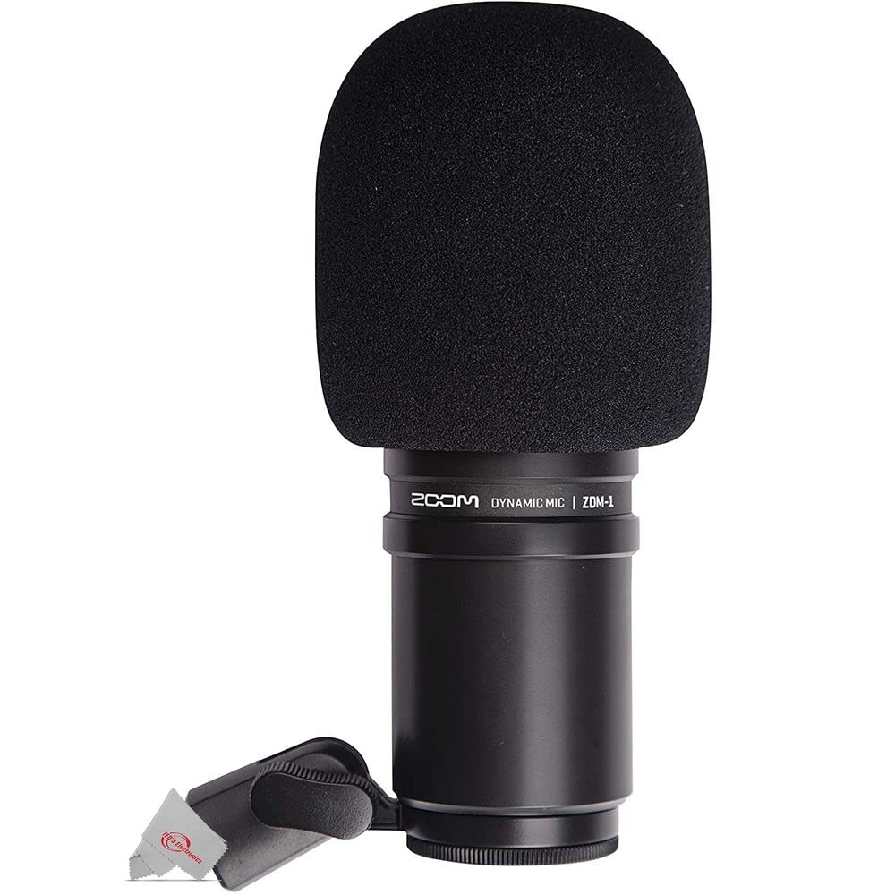 Teds Electronics ZDM-1 Professional Dynamic Microphone with TPS-4 Tabletop Tripod Stand & 30ft Pig Hog XLR Cable - Studio Recording, Podcasting & Live Streaming Bundle