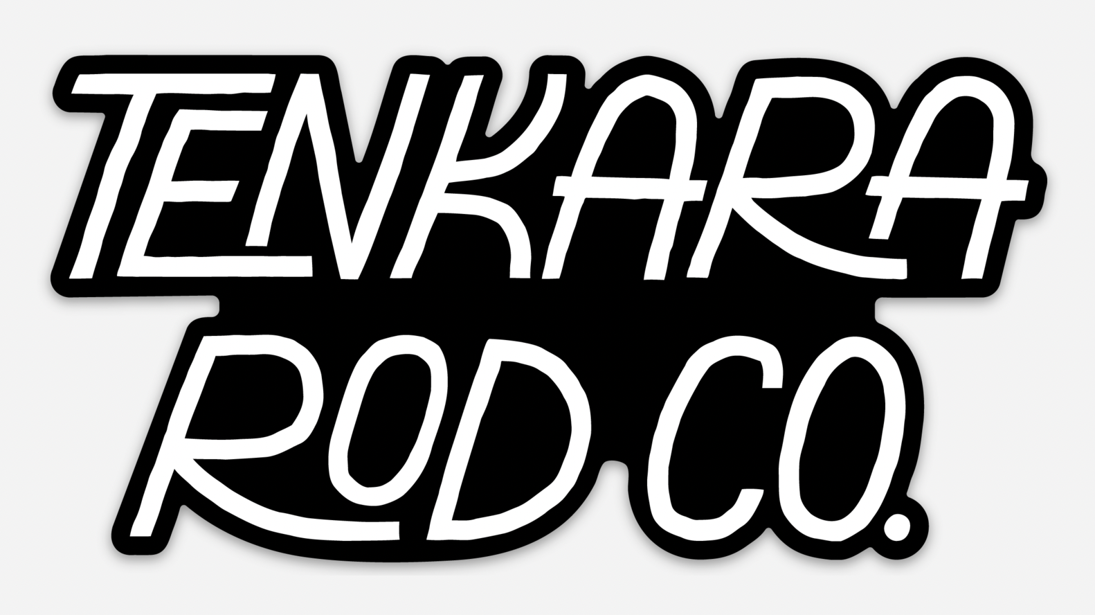 Premium Tenkara Rod Co. Sticker - Durable Vinyl Decal for Fly Fishing Enthusiasts - Perfect for Laptops, Coolers & Fishing Gear