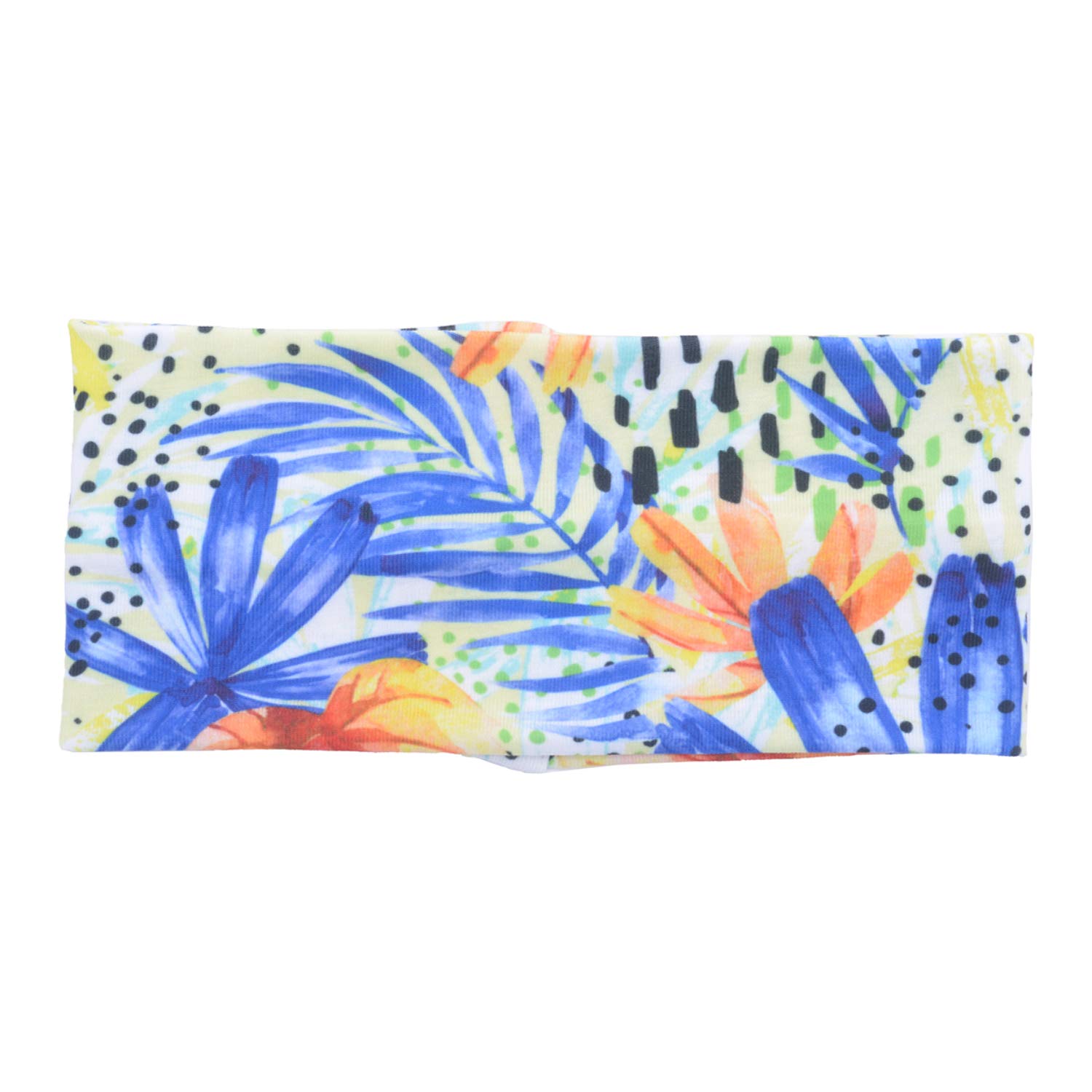CowCow Women's Yoga Headbands - Stretchy Lightweight Workout Headbands for Running, Sports & Fitness - Floral Patchwork Design - Perfect for Yoga, Gym, Jogging & Active Lifestyles
